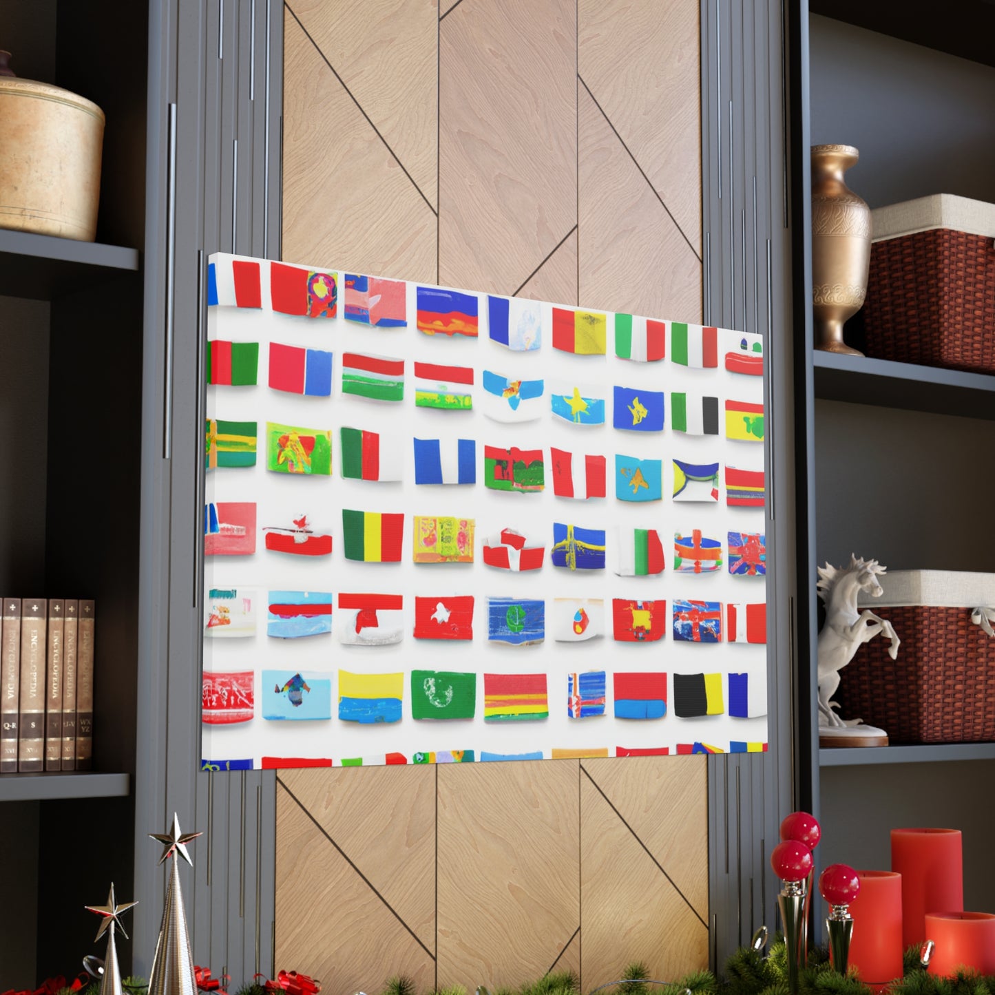 Adelina Frizzell. - Flags Of The World Canvas Wall Art