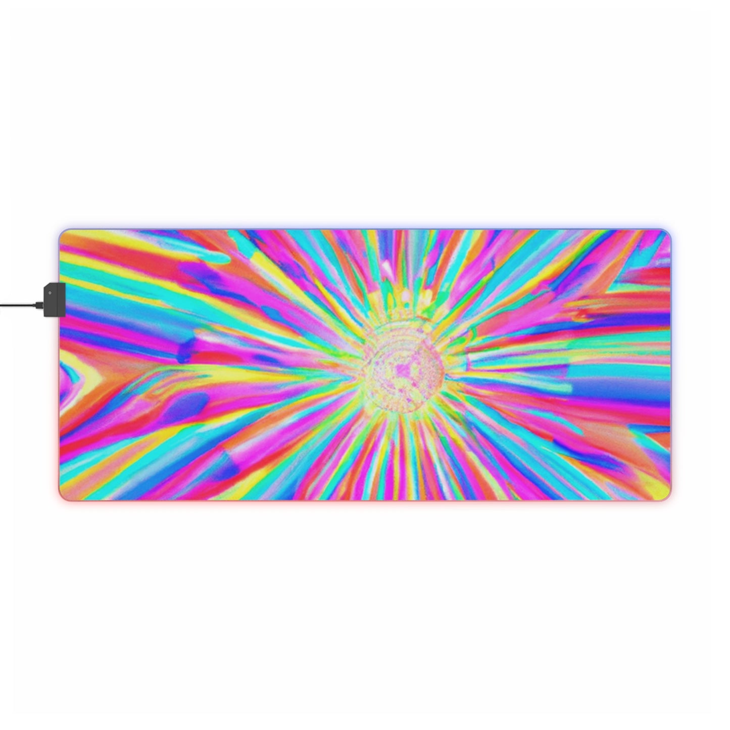 Pinky the Pinball Wizard - Psychedelic Trippy LED Light Up Gaming Mouse Pad