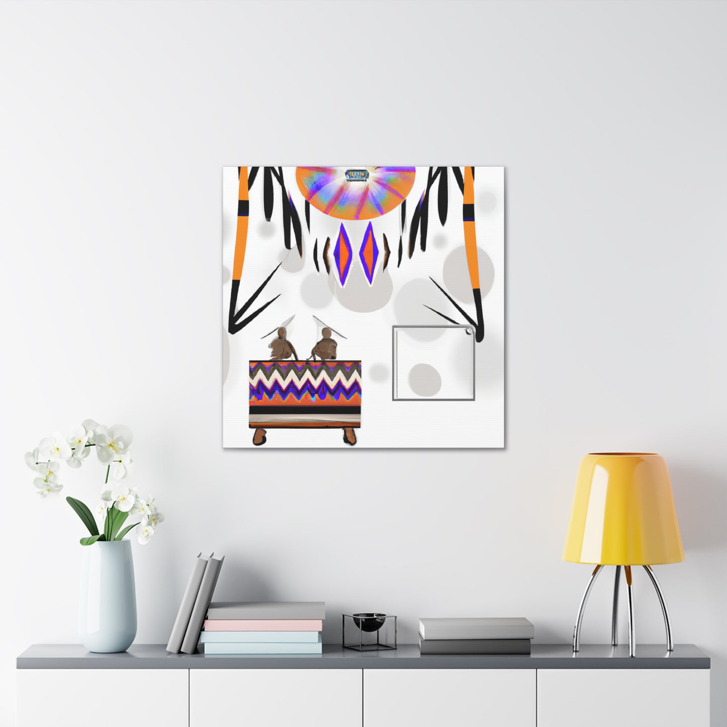 Watoka the Wise - Native American Indian Canvas Wall Art