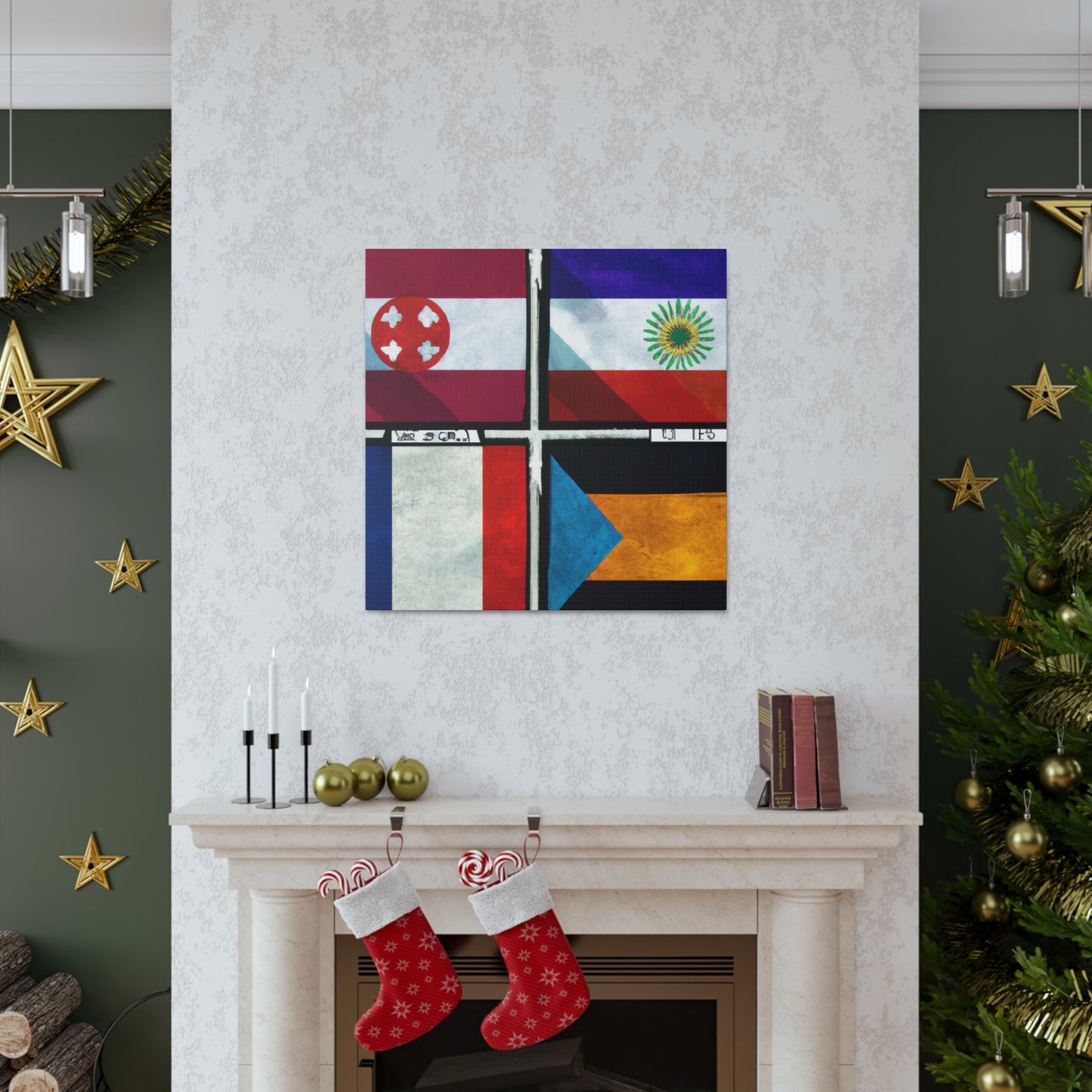 Charlotte Carey, Flag Maker of the 1800s. - Flags Of The World Canvas Wall Art