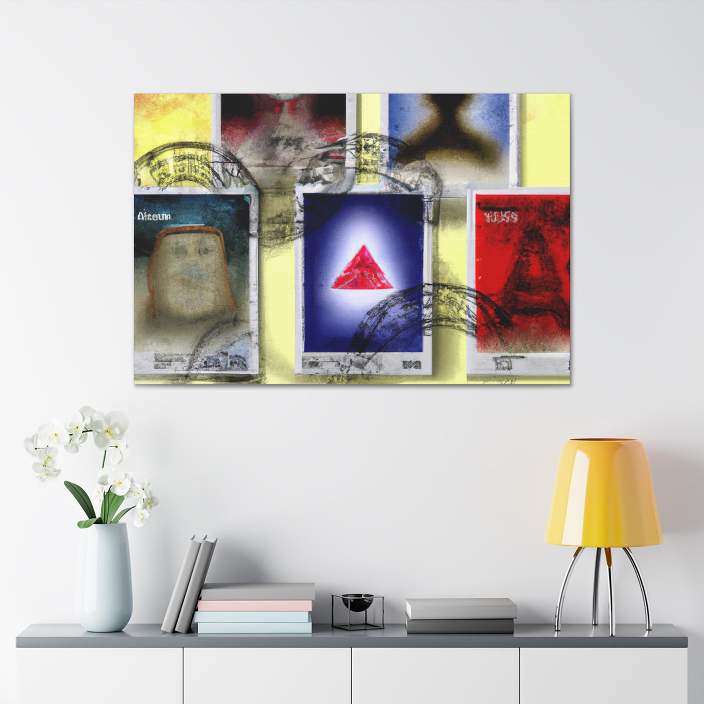 World Heritage Postage Stamps - Postage Stamp Collector Canvas Wall Art