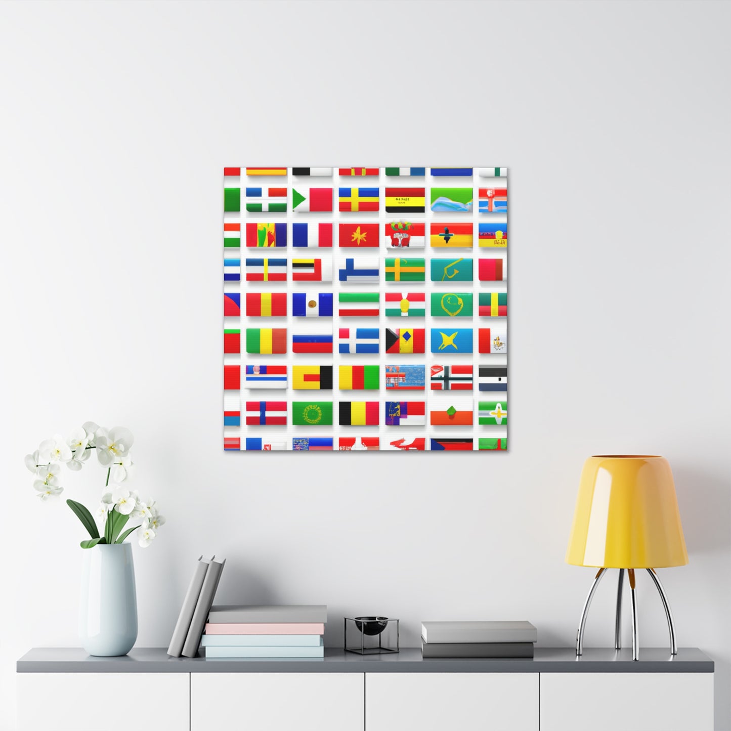 's name

John Bellamy Wilson - Flags Of The World Canvas Wall Art