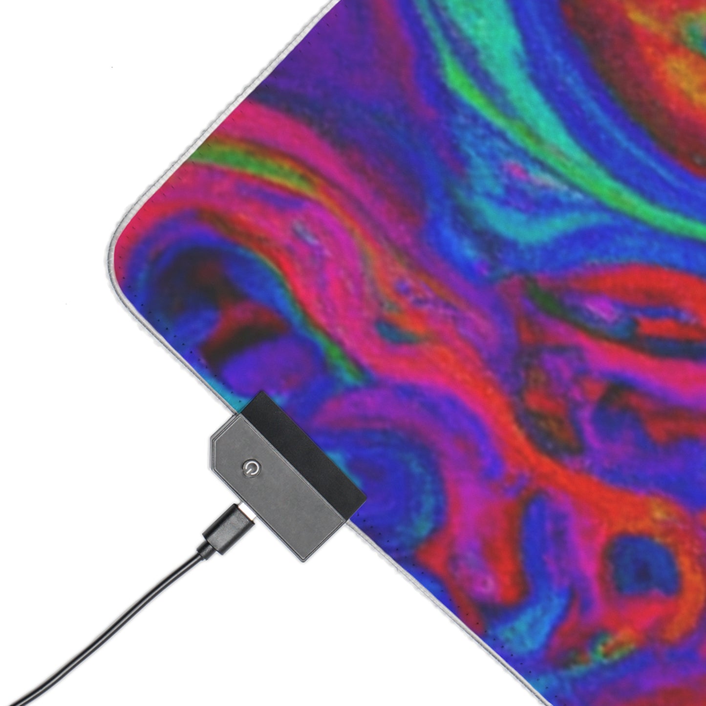 Marshall 'Doc' Silvermane - Psychedelic Trippy LED Light Up Gaming Mouse Pad