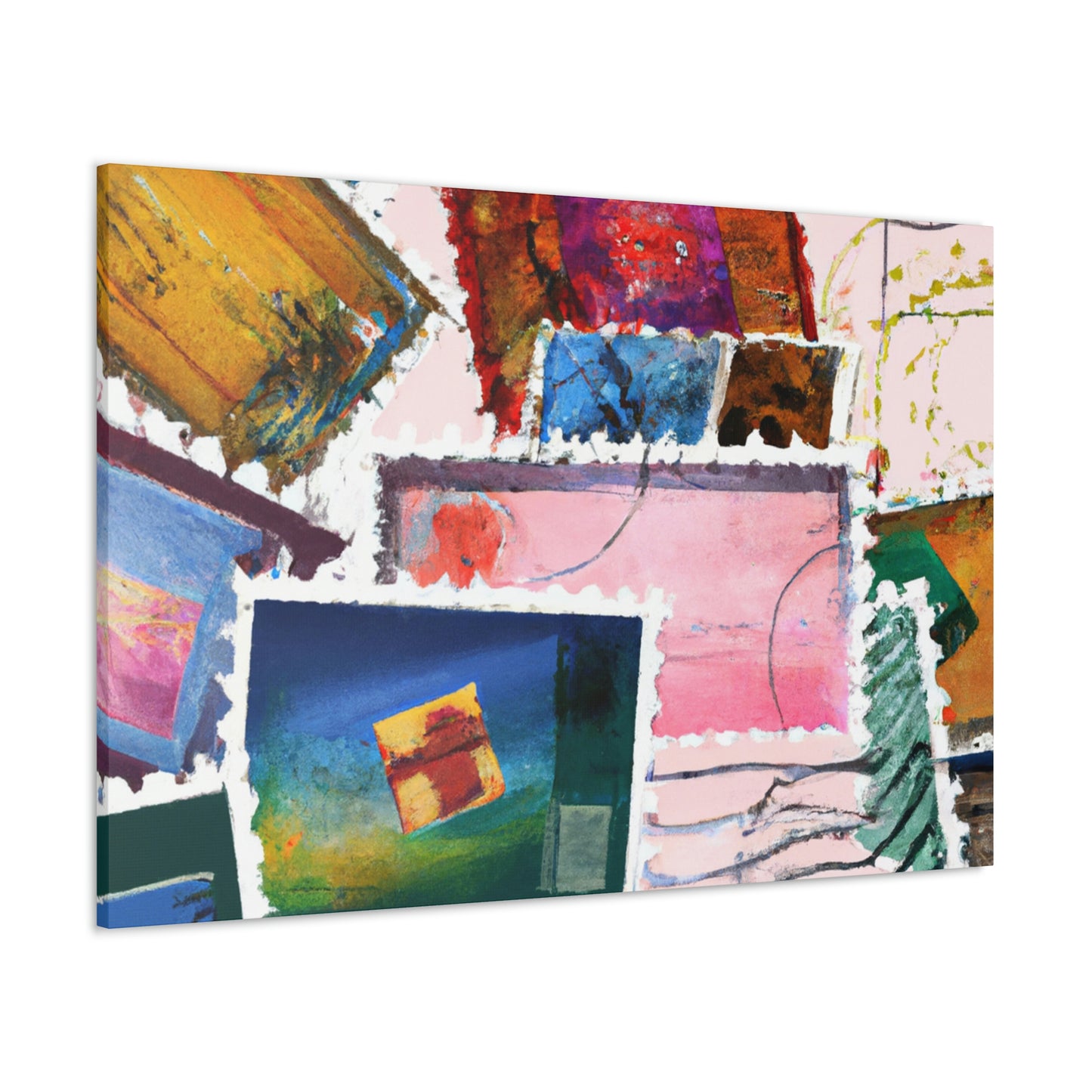 .

Global Commemorative Stamps - Postage Stamp Collector Canvas Wall Art