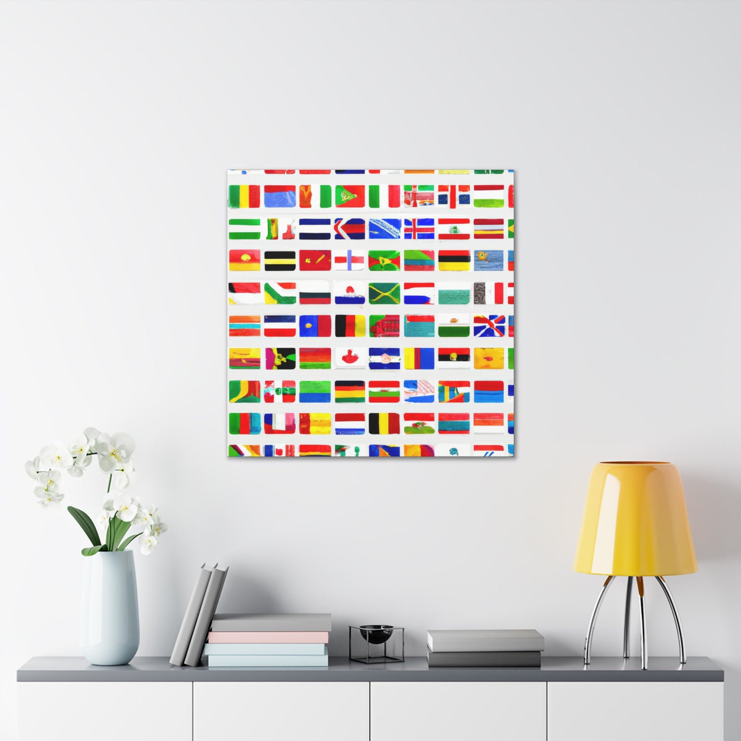 Alexander Archibald Flagmaker - Flags Of The World Canvas Wall Art