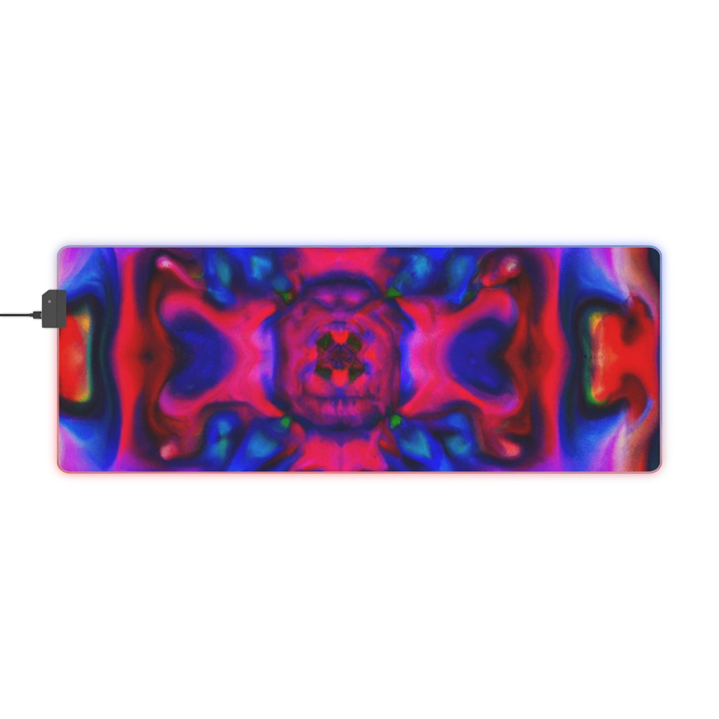 Voltz Vonschmiede - Psychedelic Trippy LED Light Up Gaming Mouse Pad