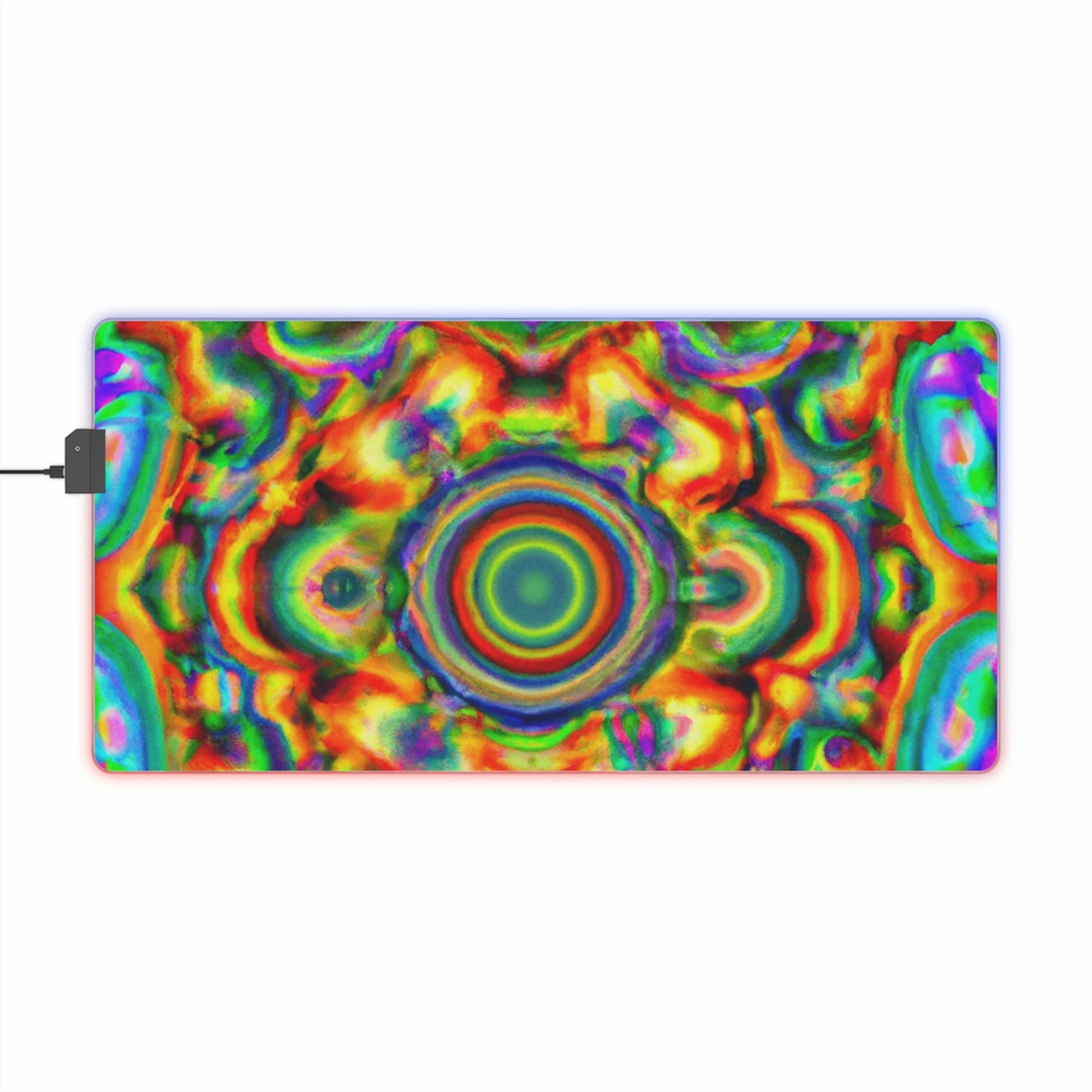 .

Freddie Fabulous - Psychedelic Trippy LED Light Up Gaming Mouse Pad