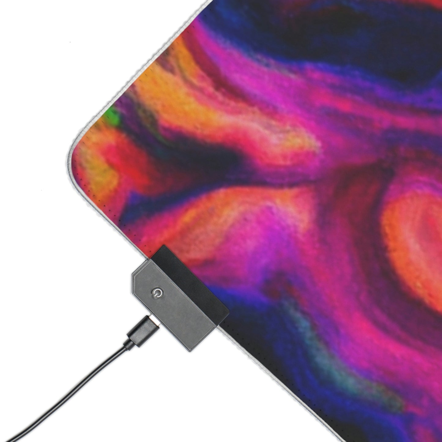 Rocky Robotox - Psychedelic Trippy LED Light Up Gaming Mouse Pad