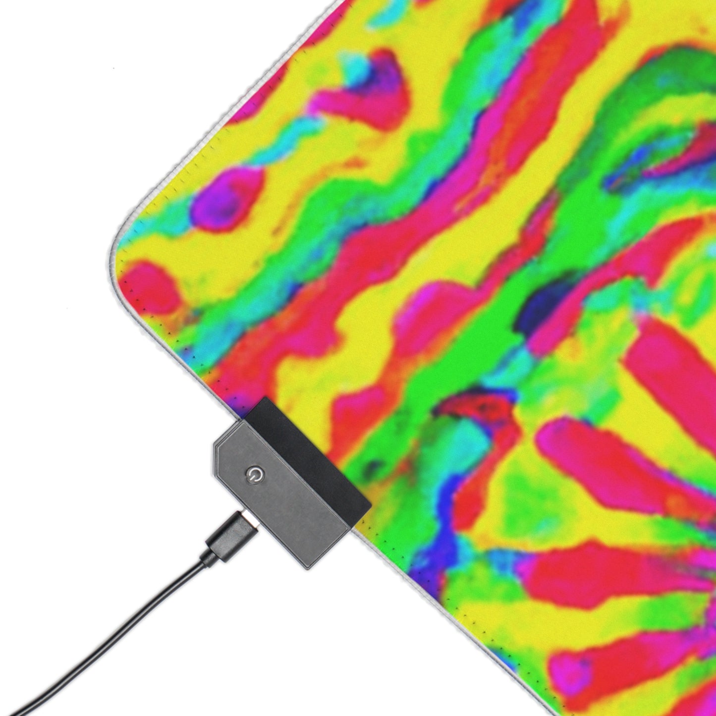 Sparky the Robot - Psychedelic Trippy LED Light Up Gaming Mouse Pad