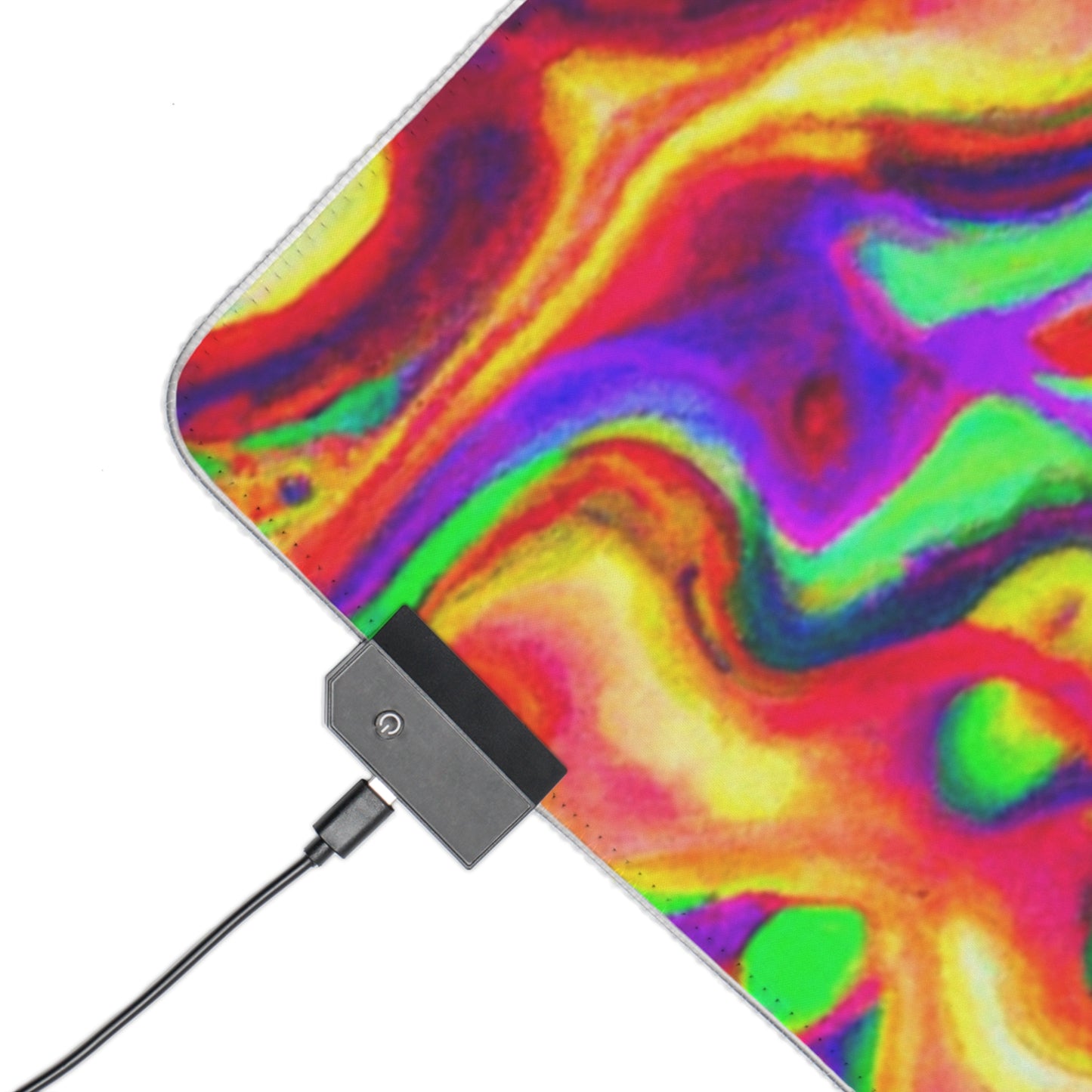 Bucky Blitzendroid - Psychedelic Trippy LED Light Up Gaming Mouse Pad