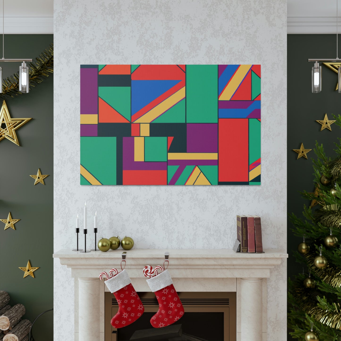 John Clikwell - Geometric Canvas Wall Art