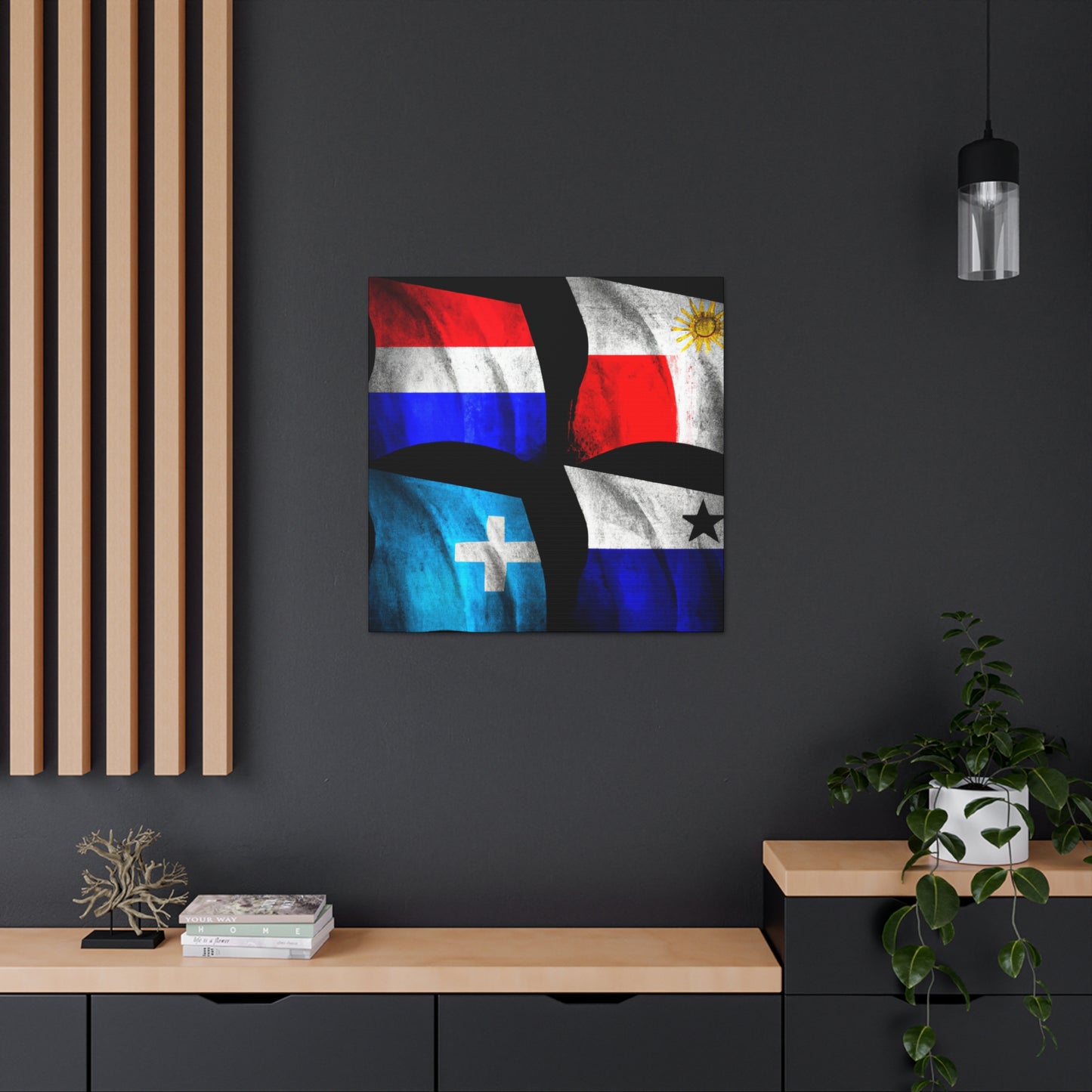 Charlotte Bisset, Flag Designer - Flags Of The World Canvas Wall Art