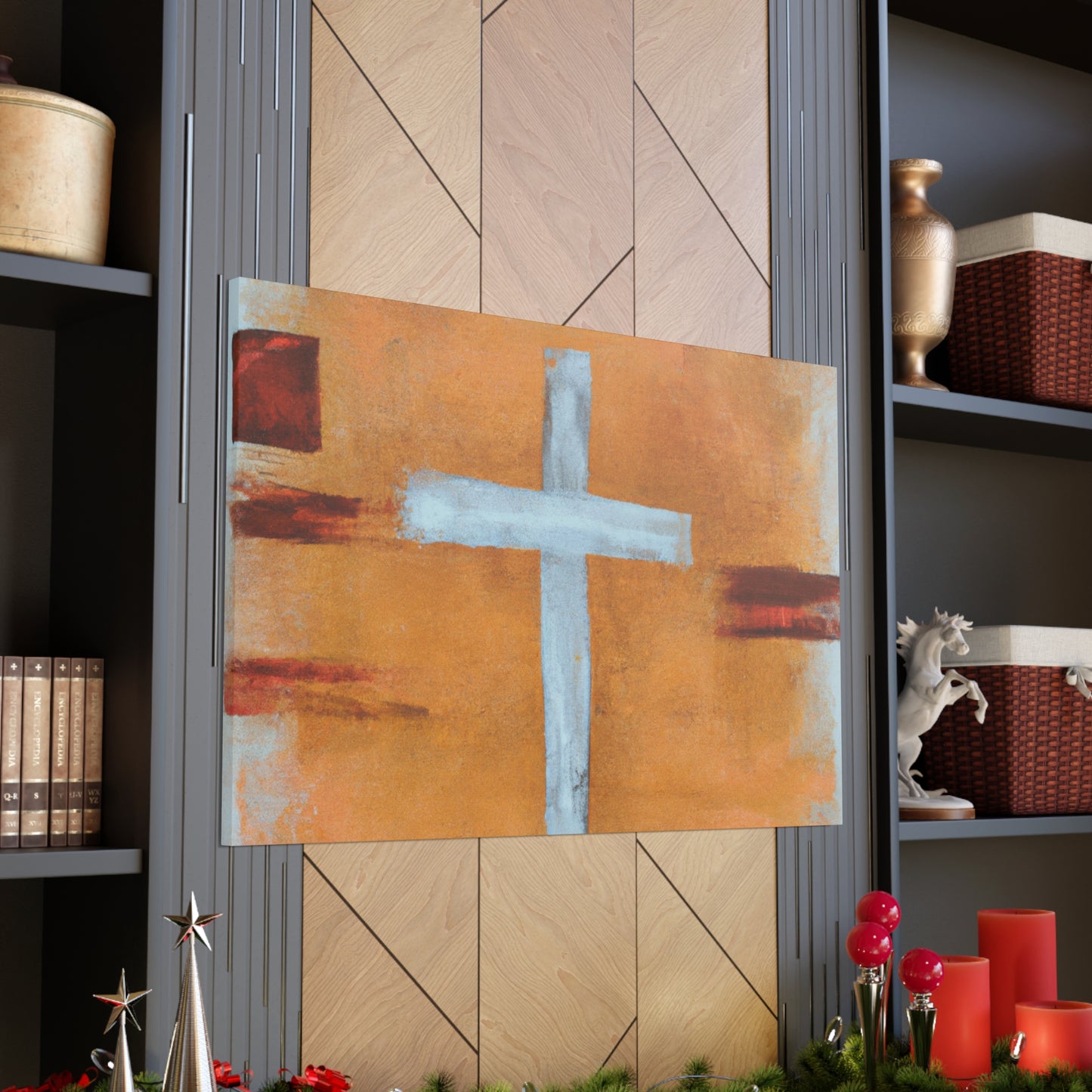 .

James 4:7  "Submit yourselves therefore to God. Resist the devil, and he will flee from you." - Canvas Wall Art