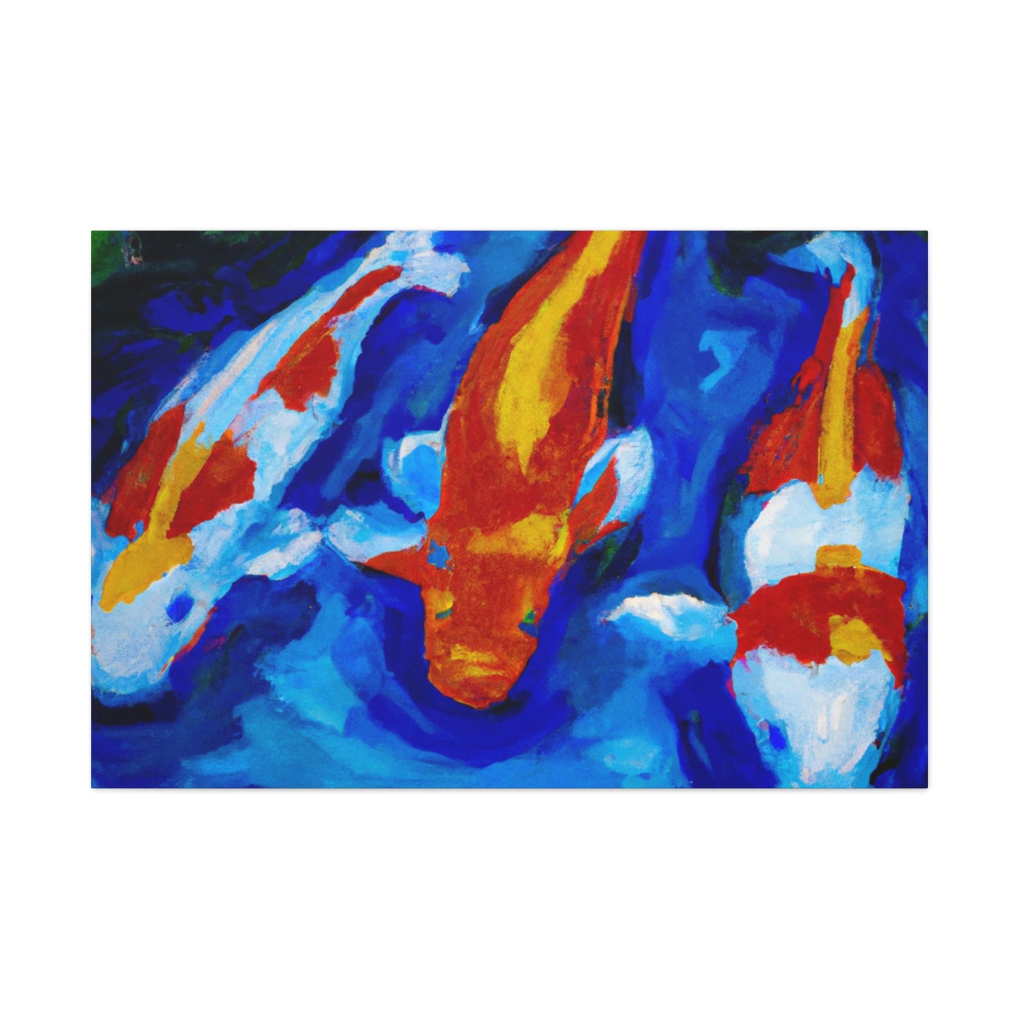 Amadeus Bendix - Koi Fish Canvas Wall Art