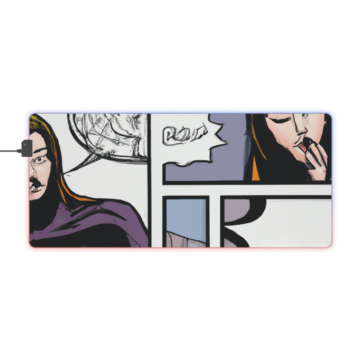Billy Bob Buzzer - Comic Book Collector LED Light Up Gaming Mouse Pad