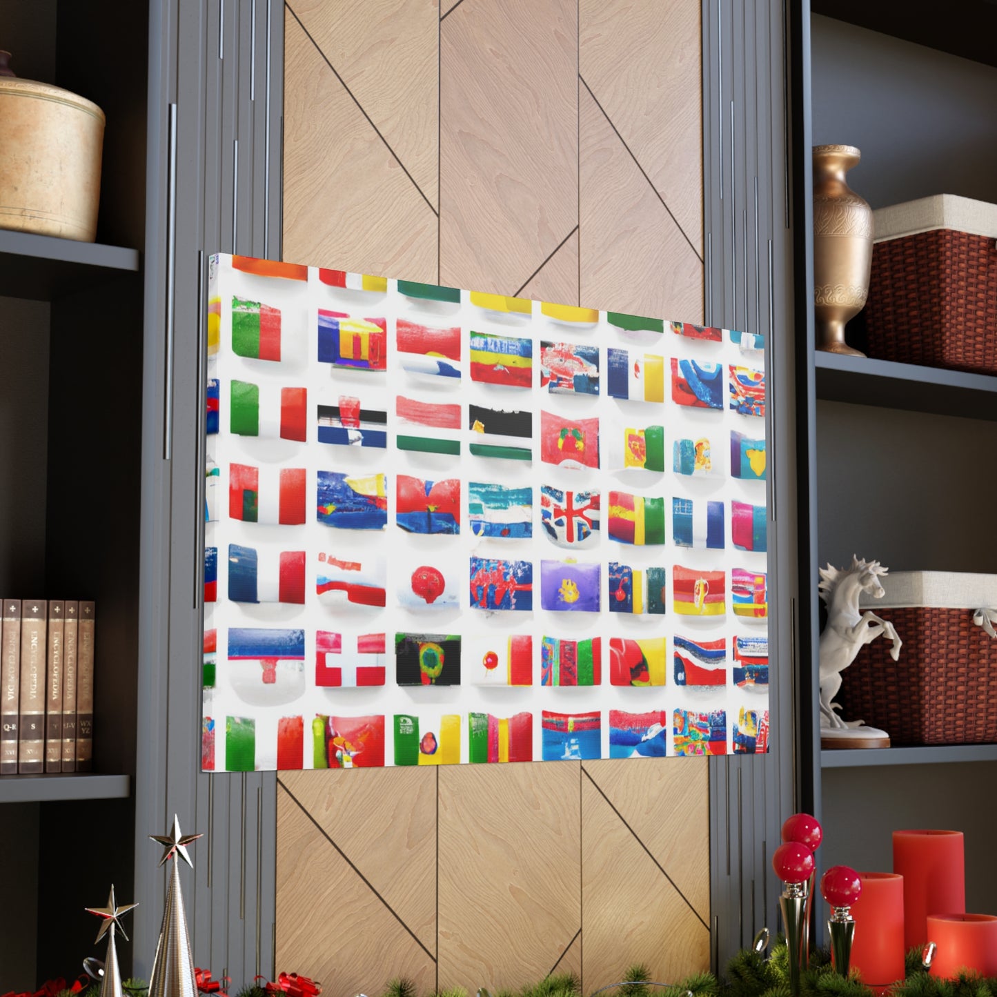 Herbert Sheridan-Williams - Flags Of The World Canvas Wall Art