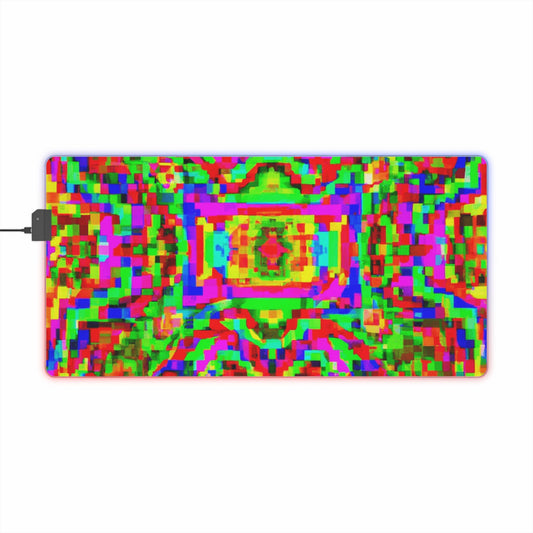 Rocky Rollerskate - Psychedelic Trippy LED Light Up Gaming Mouse Pad