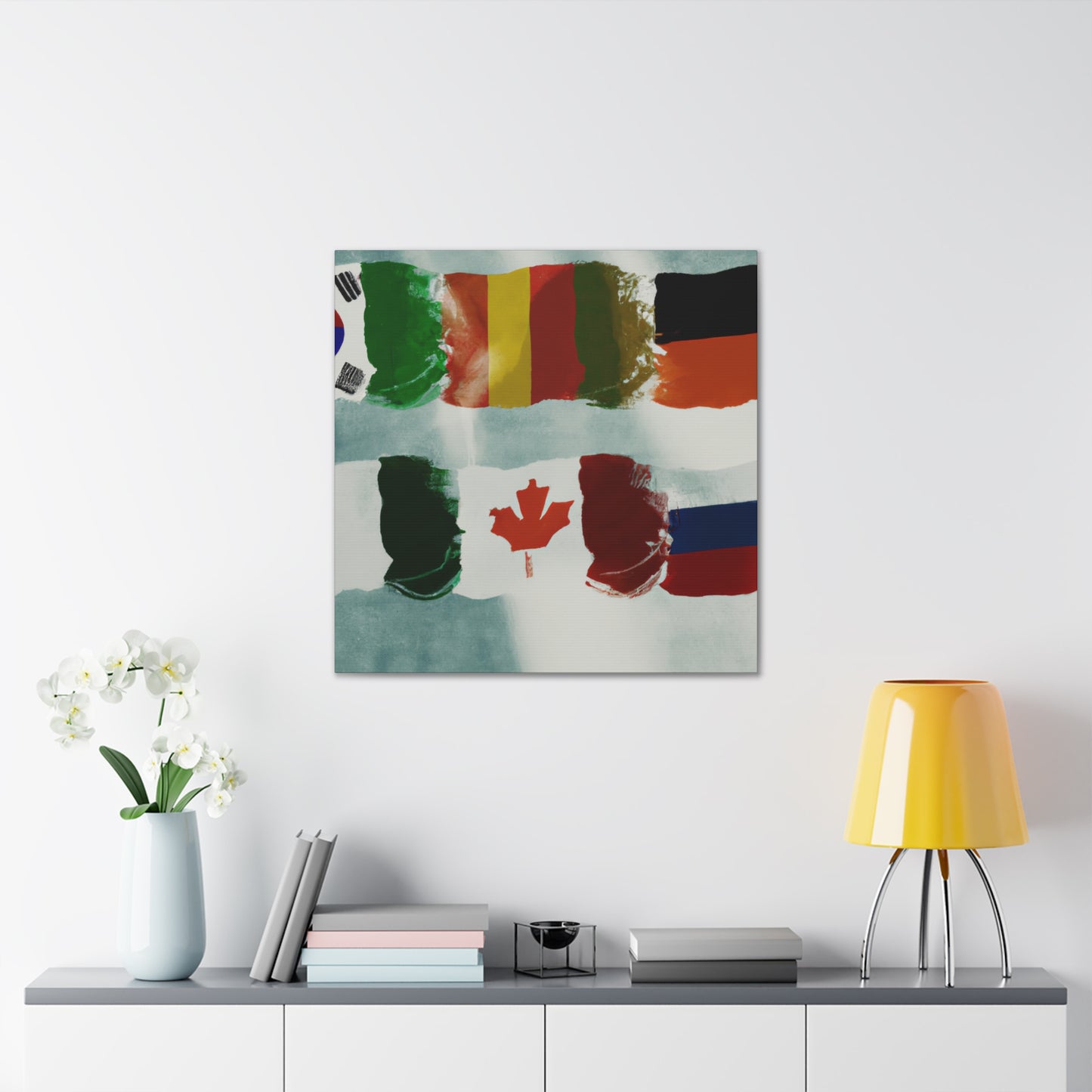 Emilie Banning-Gray - Flags Of The World Canvas Wall Art