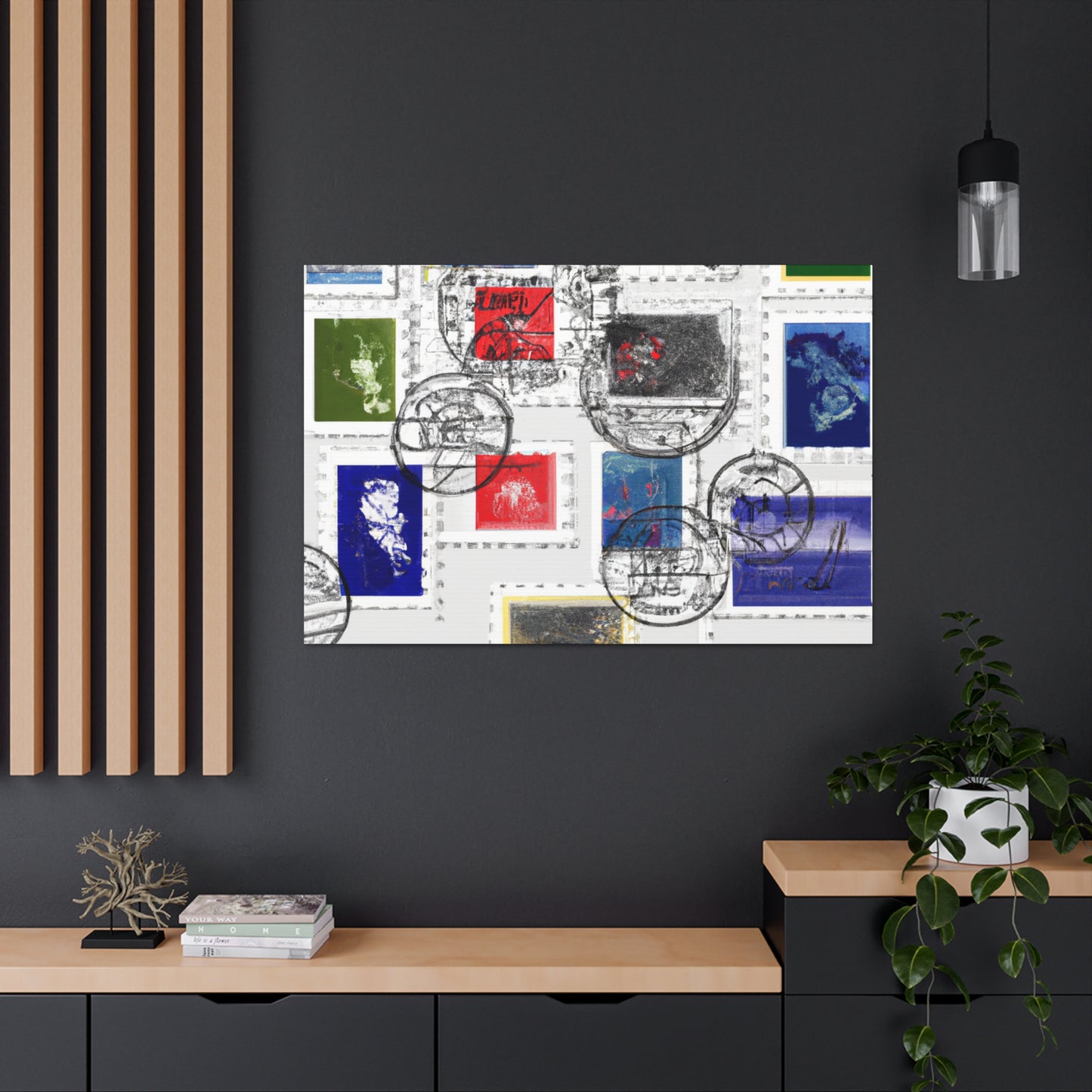 Forever Global Stamps - Postage Stamp Collector Canvas Wall Art