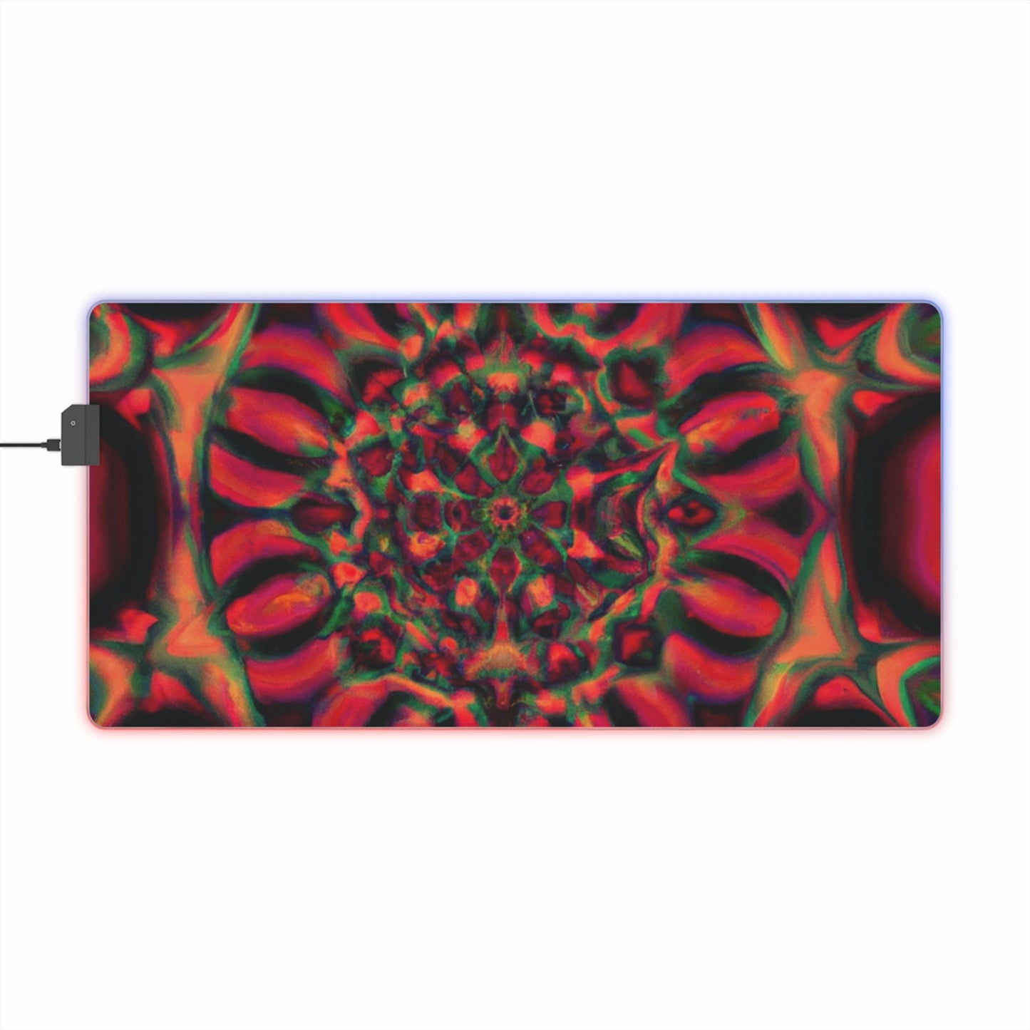 Hector "Hot-Rod" McSween - Psychedelic Trippy LED Light Up Gaming Mouse Pad