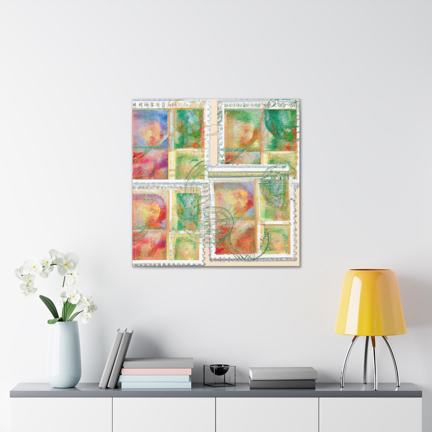 Global Heritage Stamps - Postage Stamp Collector Canvas Wall Art