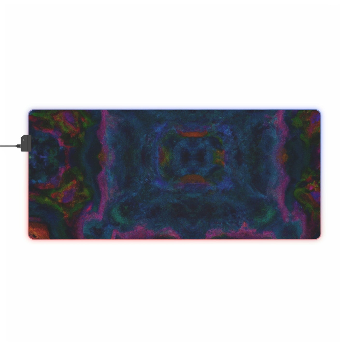Robbie Rocketman - Psychedelic Trippy LED Light Up Gaming Mouse Pad