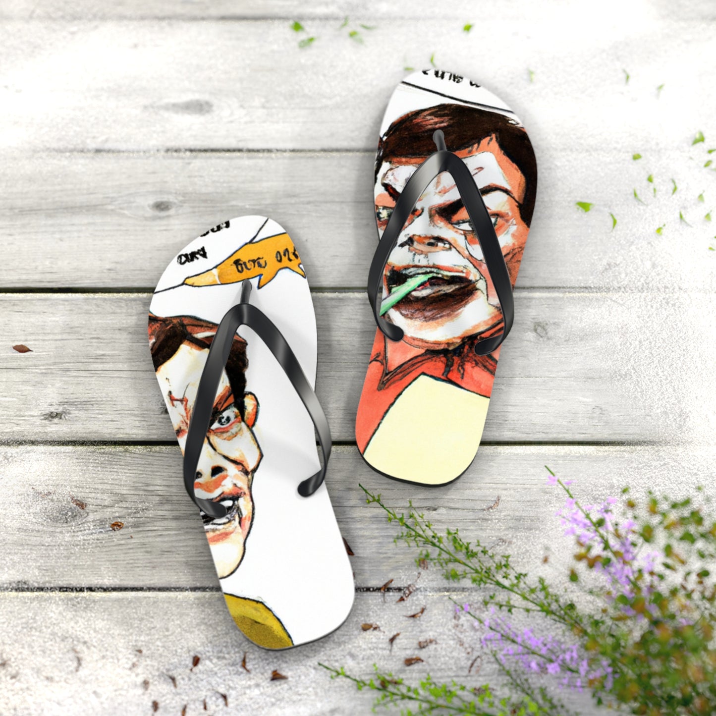 Sproosh Swiftly - Comics Collector Flip Flop Beach Sandals