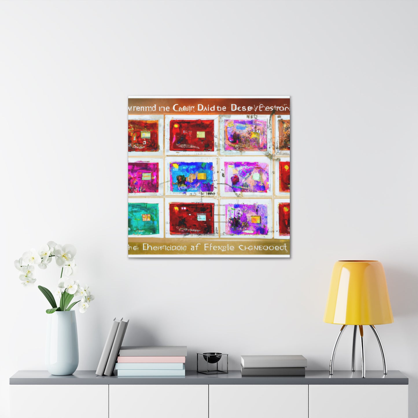 "Global Journeys" postage stamps - Postage Stamp Collector Canvas Wall Art