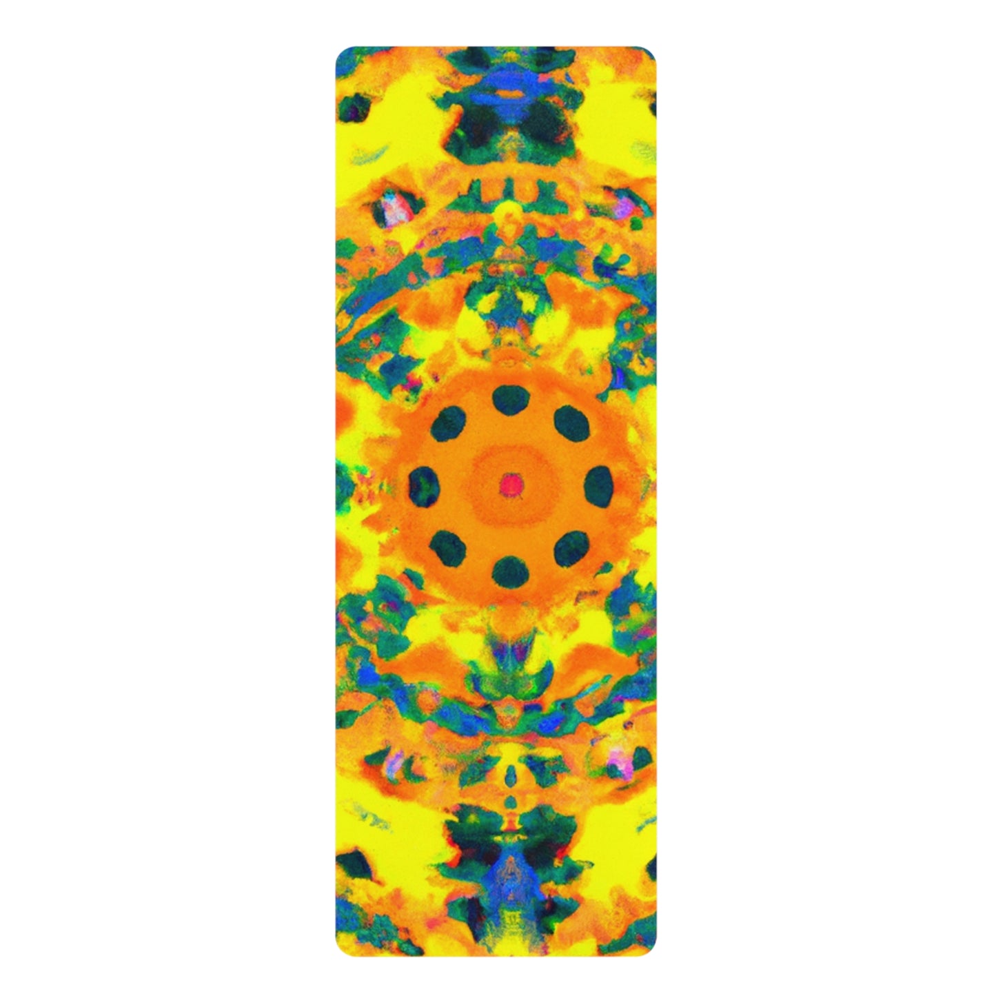 Hari Krishna Das - Psychedelic Yoga Exercise Workout Mat - 24″ x 68"