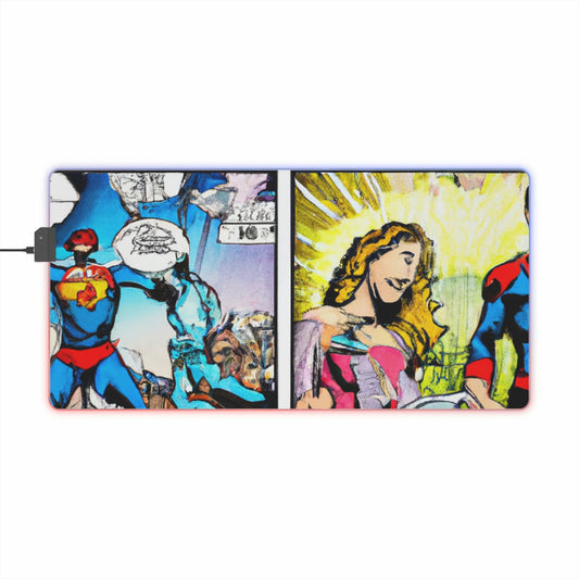 Nina "Rock-it" Roberts - Comic Book Collector LED Light Up Gaming Mouse Pad