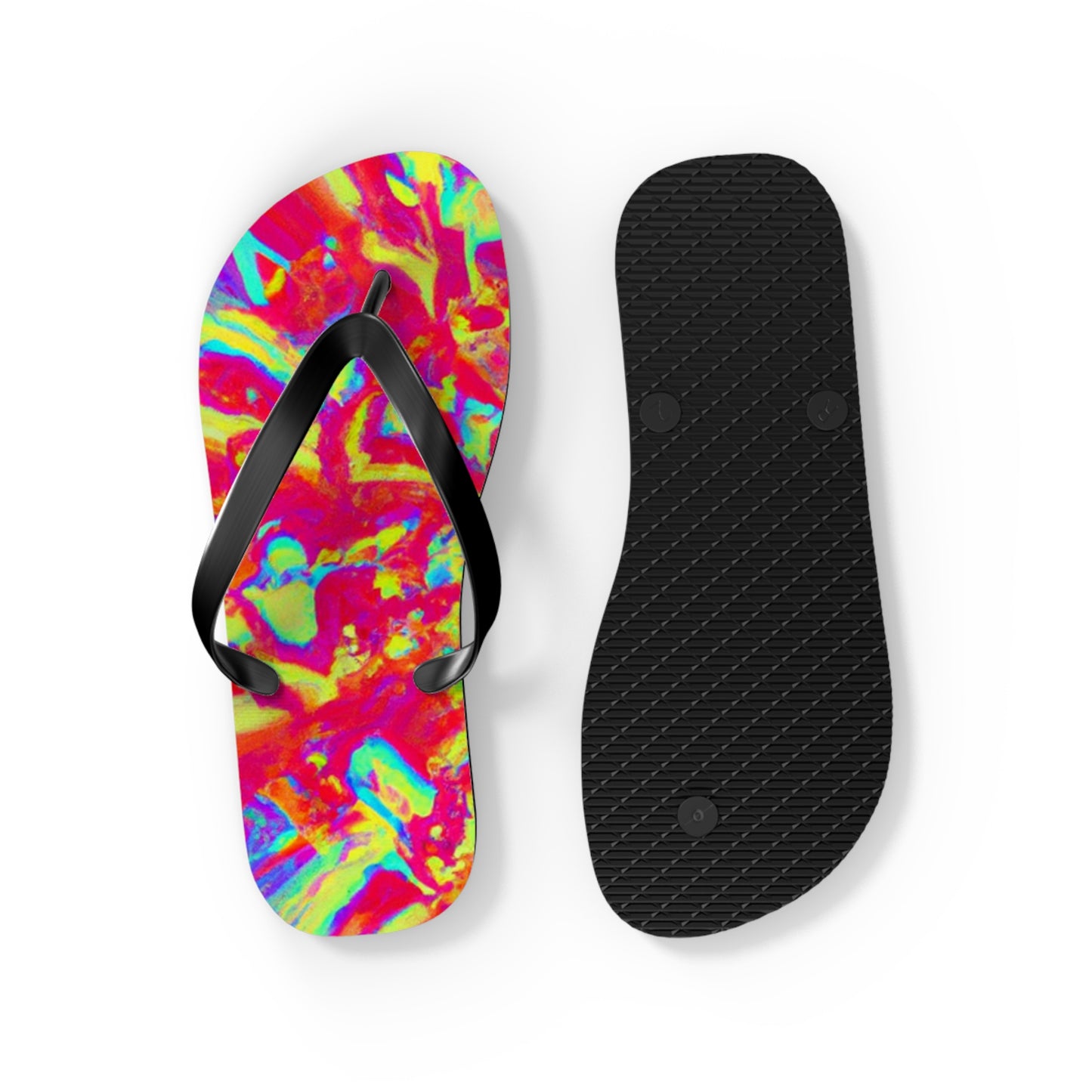 Antonio Cincotti Shoes - Psychedelic Trippy Flip Flop Beach Sandals