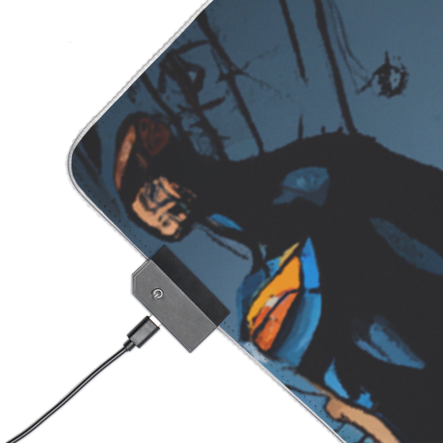 Nancy Nightwing - Comic Book Collector LED Light Up Gaming Mouse Pad