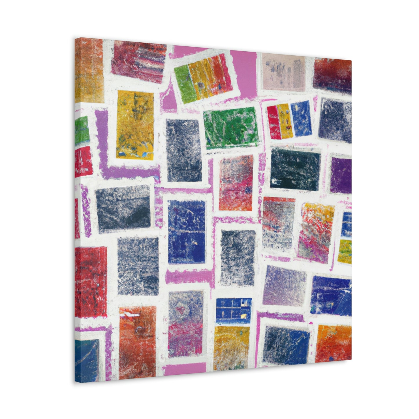 "Cultural Celebrations" - Postage Stamp Collector Canvas Wall Art