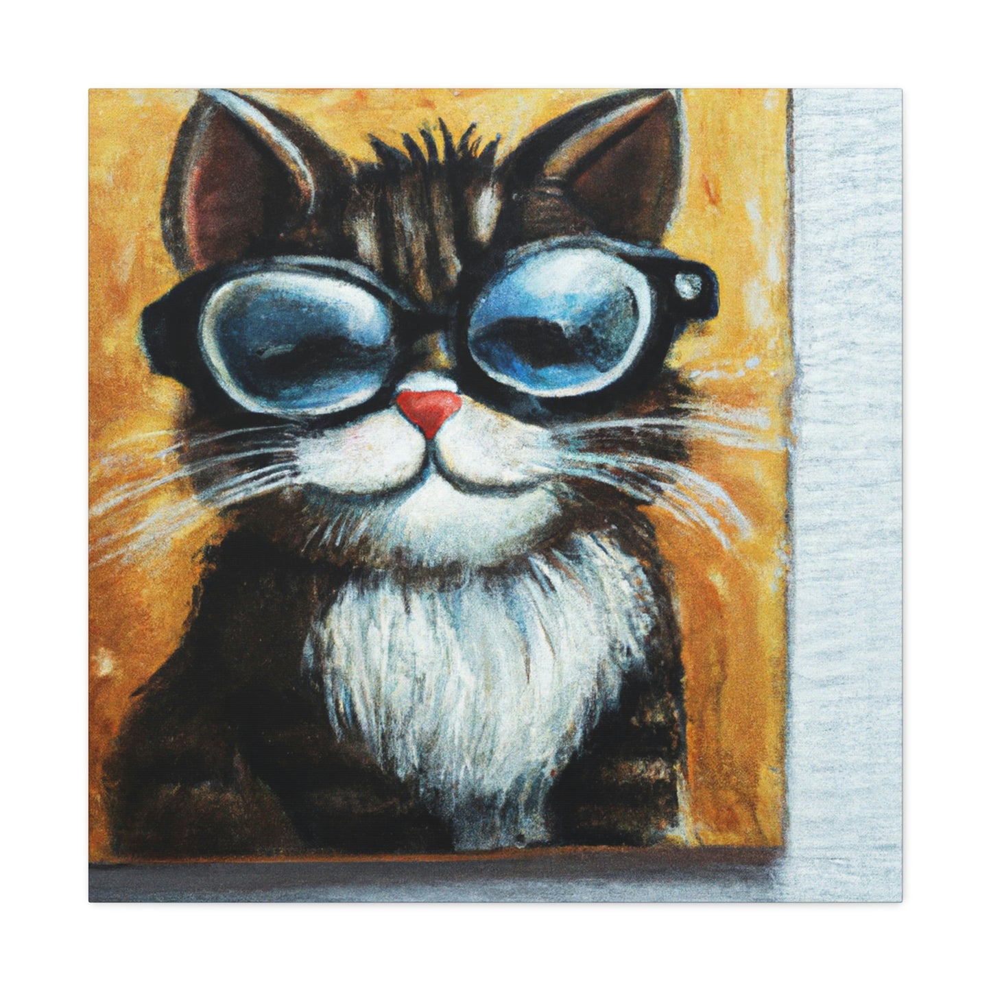 Captain Misty Paws - Cat Lovers Canvas Wall Art
