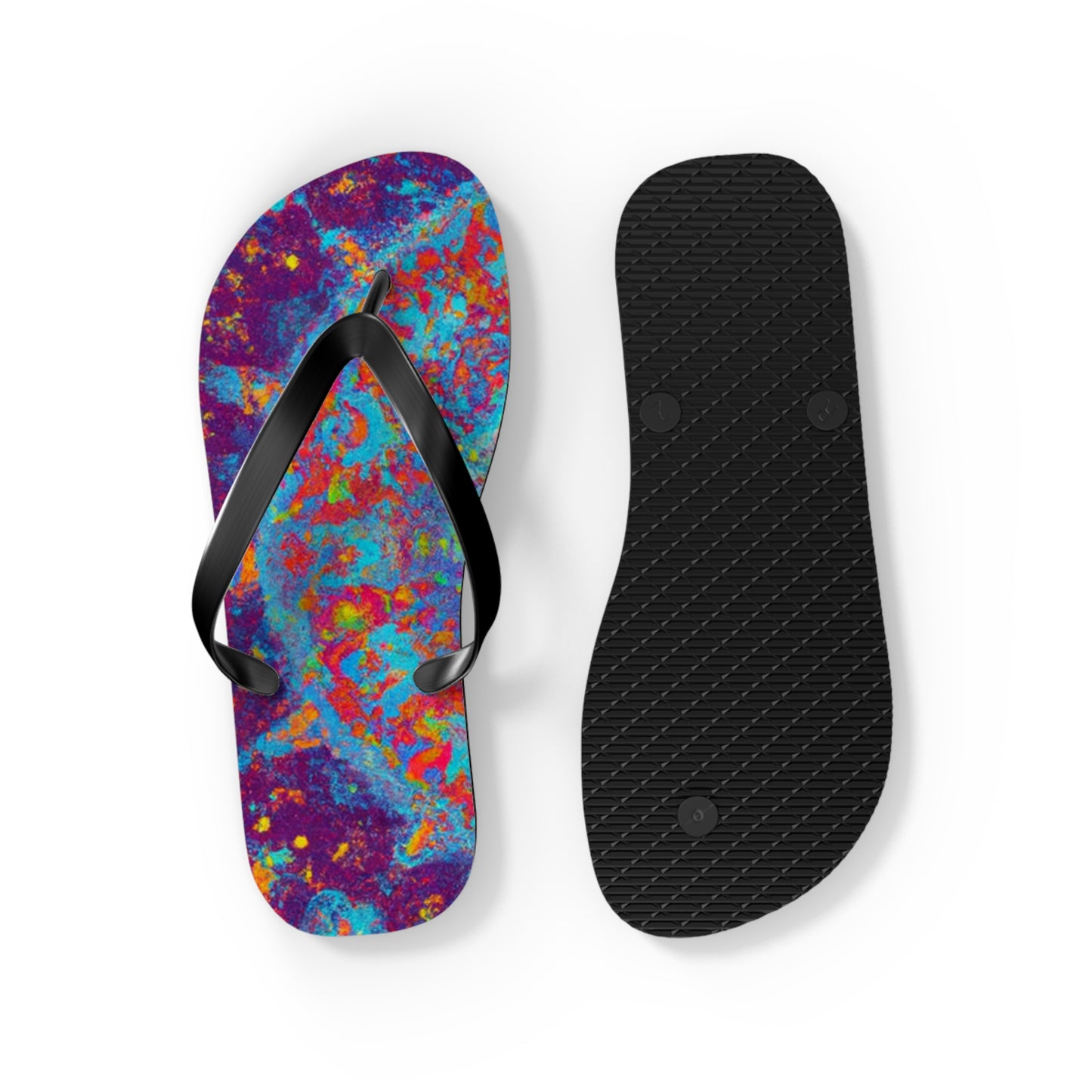 Abigail Cuthbert, Bootmaker - Psychedelic Trippy Flip Flop Beach Sandals