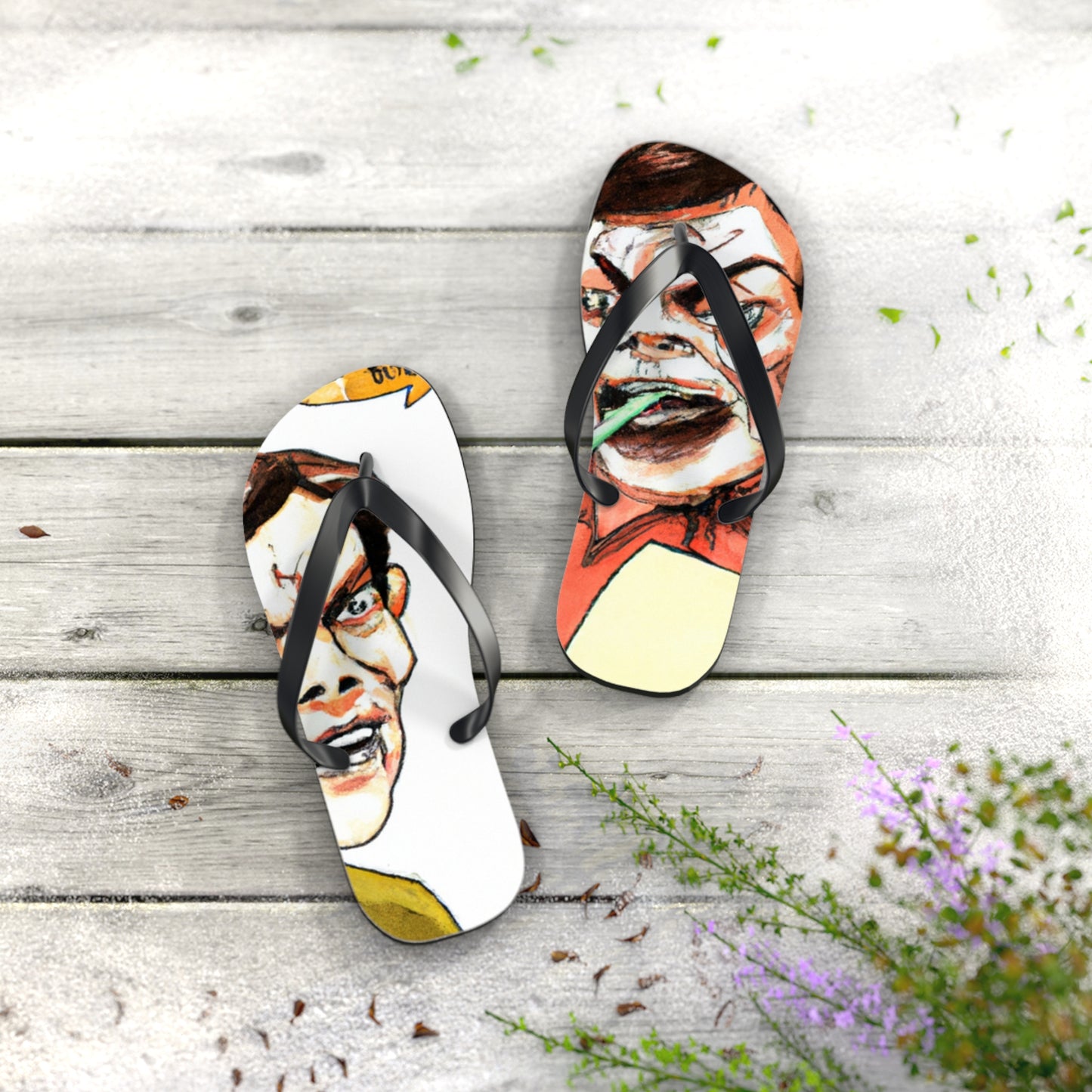 Sproosh Swiftly - Comics Collector Flip Flop Beach Sandals