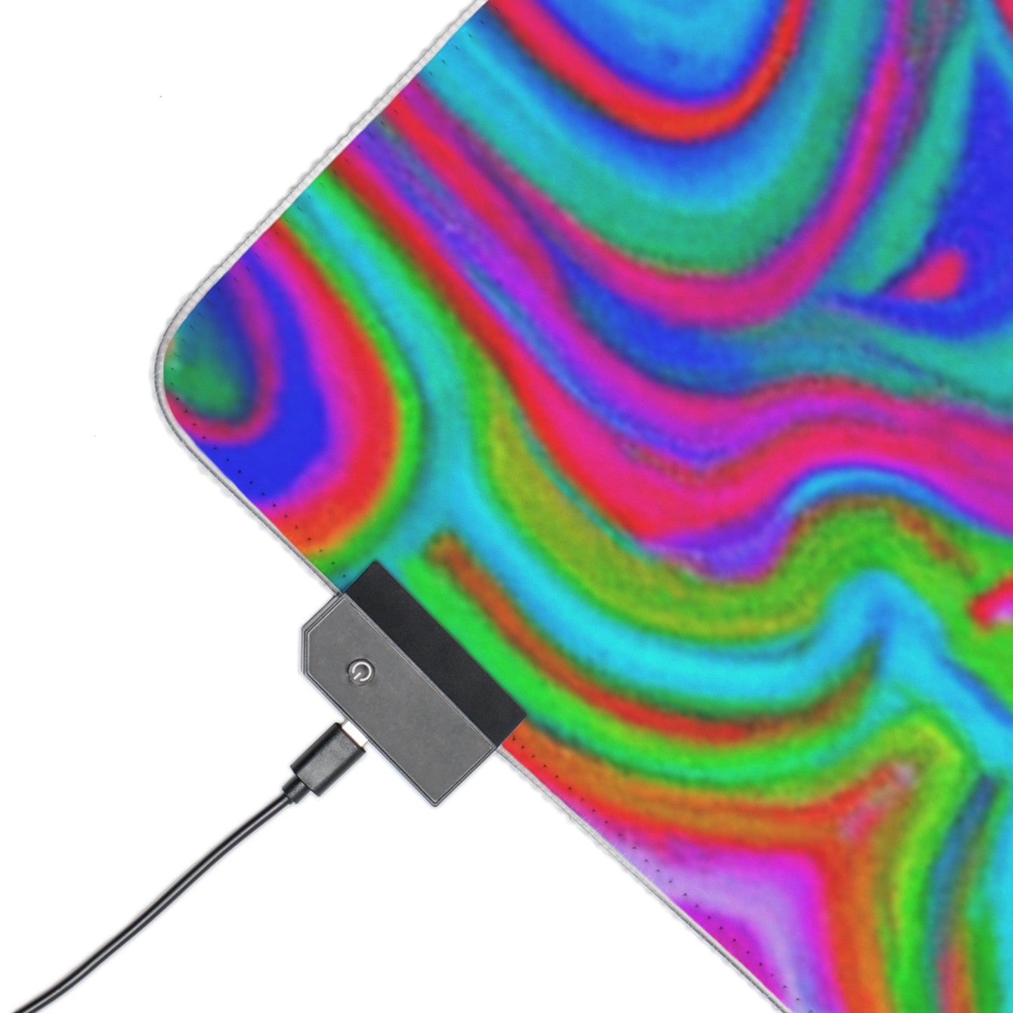 Flip Flap Phil - Psychedelic Trippy LED Light Up Gaming Mouse Pad