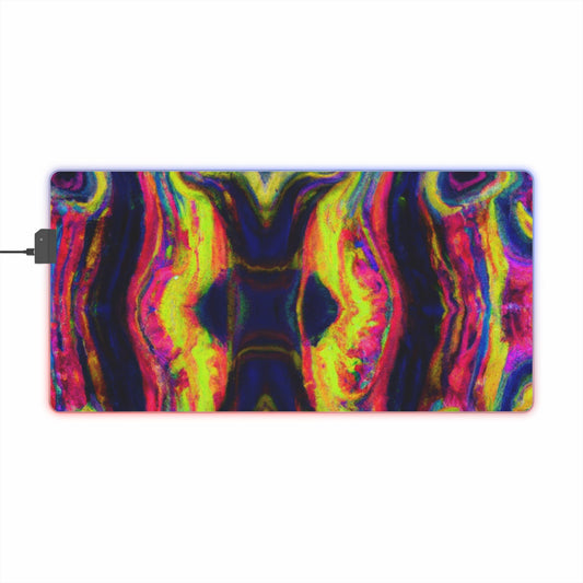 Freddie the Fender Bender - Psychedelic Trippy LED Light Up Gaming Mouse Pad