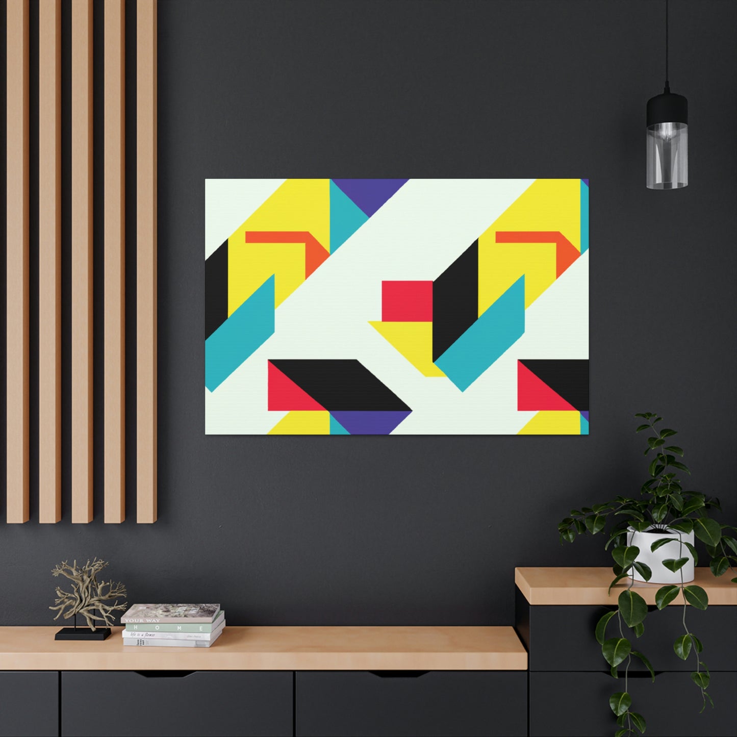 Olive Clarkson - Geometric Canvas Wall Art