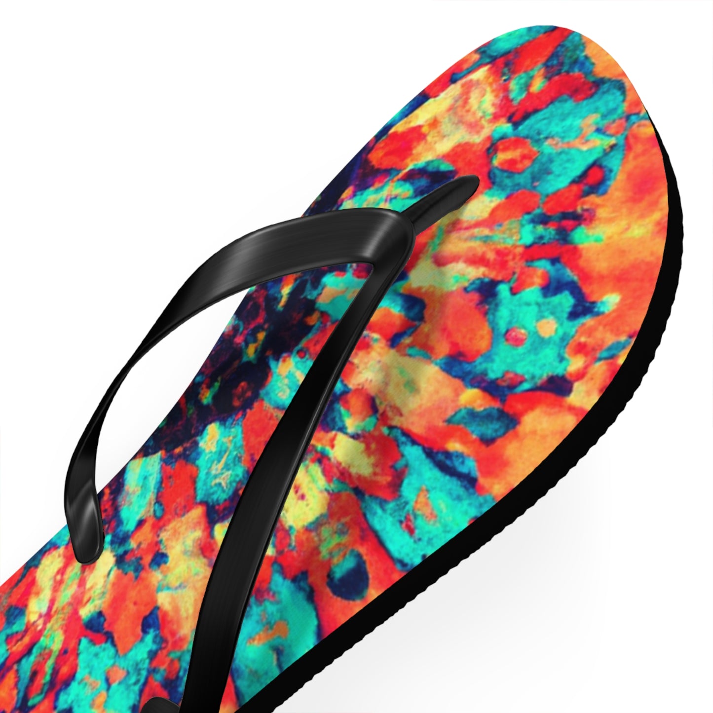 Ebeneezer Footman. - Psychedelic Trippy Flip Flop Beach Sandals