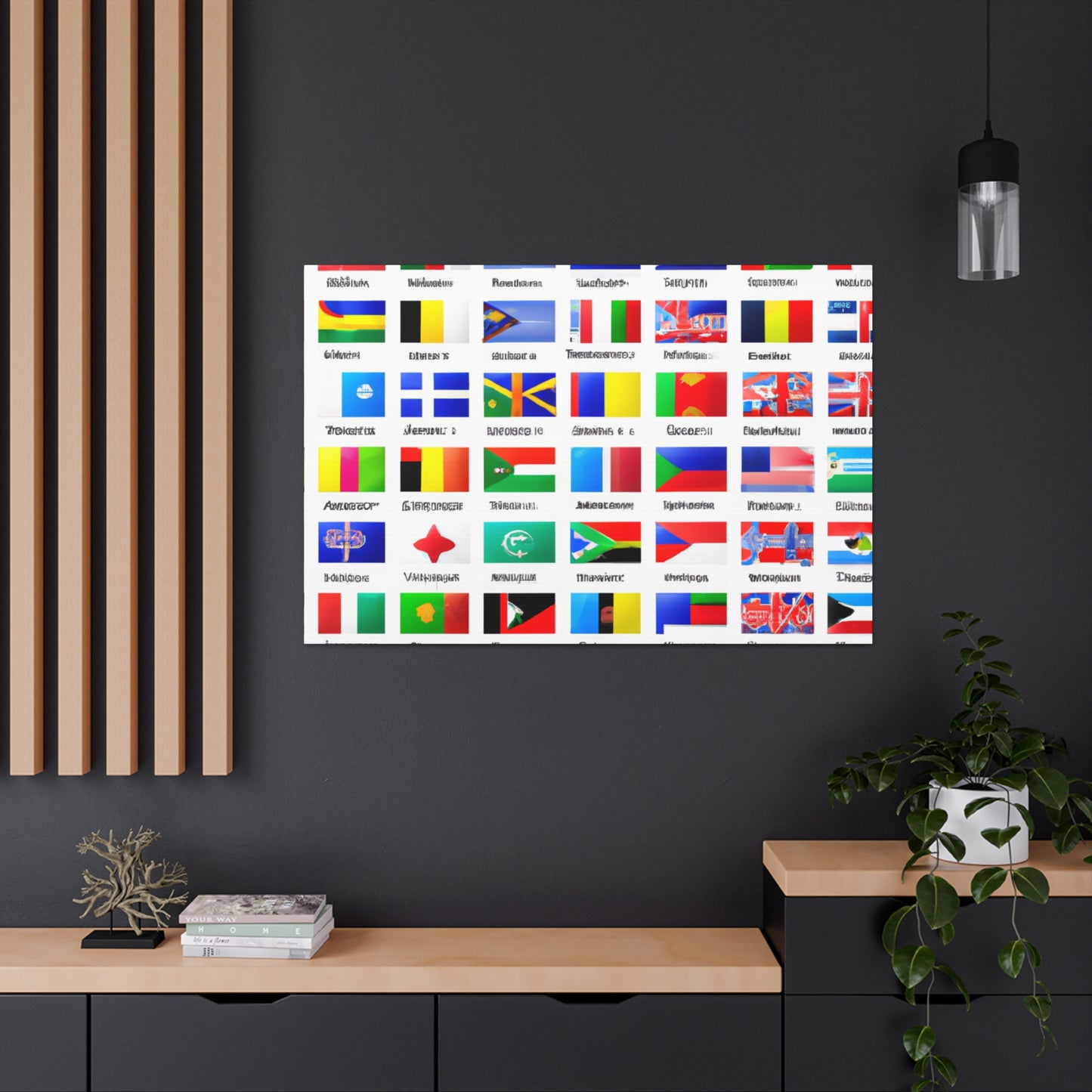 Frederick William Brackenridge - Flags Of The World Canvas Wall Art