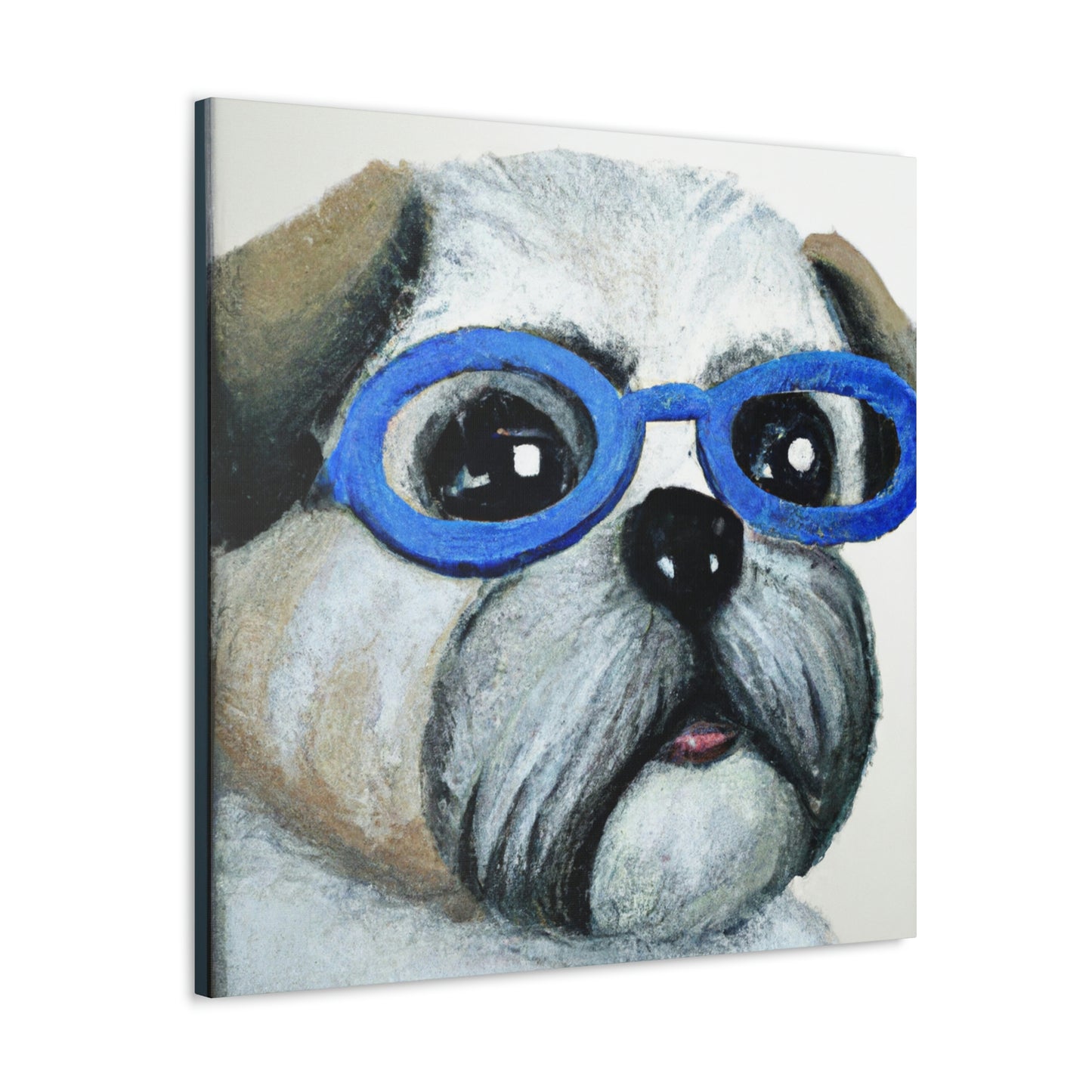 Spotty Geezer - Dog Lovers Canvas Wall Art