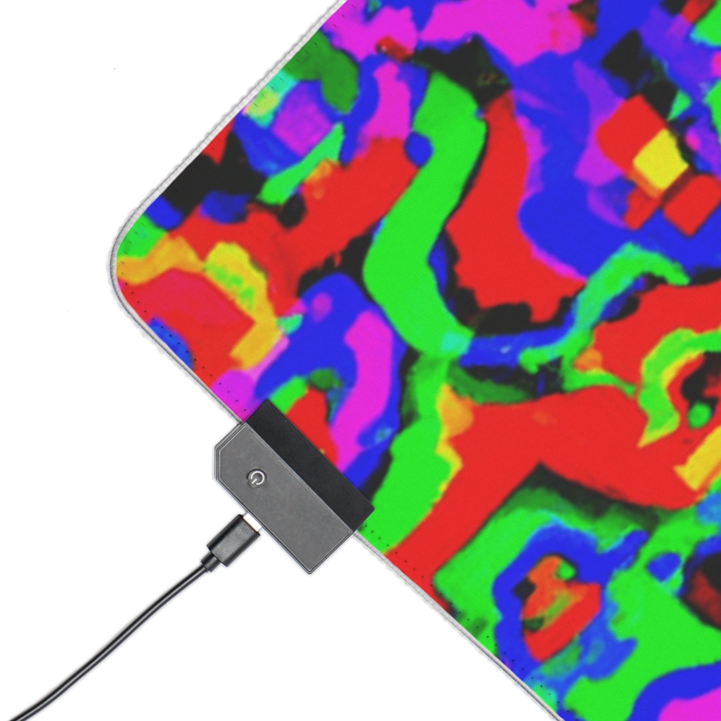 Rocky Roadster - Psychedelic Trippy LED Light Up Gaming Mouse Pad