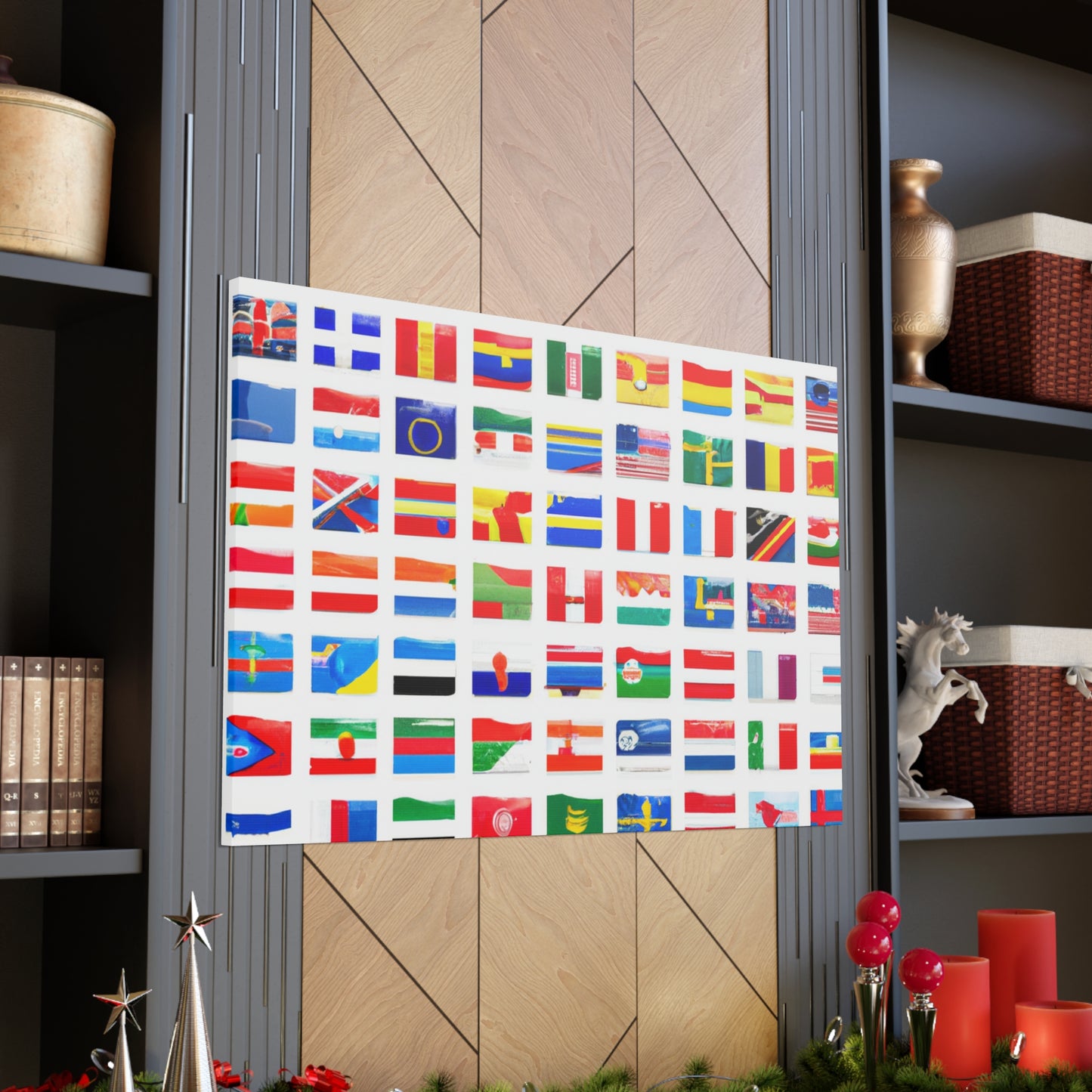 Heinrich Fuselmann - Flags Of The World Canvas Wall Art