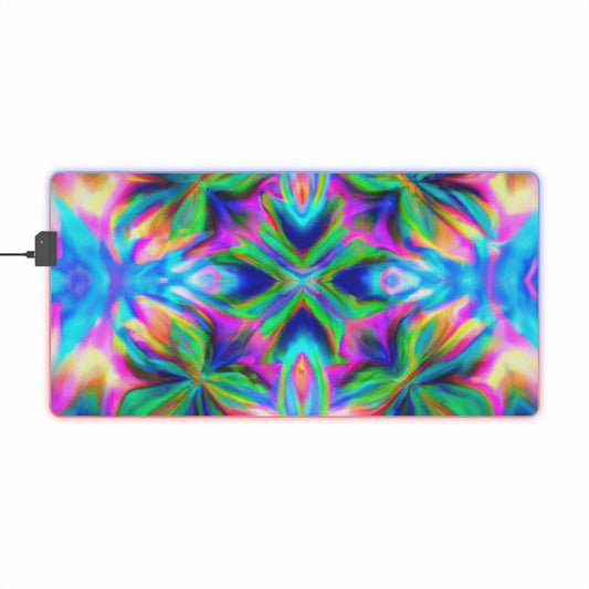 Alexander "Lucky" Ace - Psychedelic Trippy LED Light Up Gaming Mouse Pad