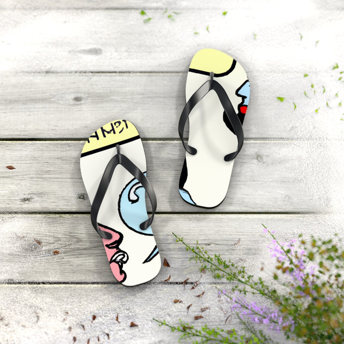 Astra Galaxia - Comics Collector Flip Flop Beach Sandals