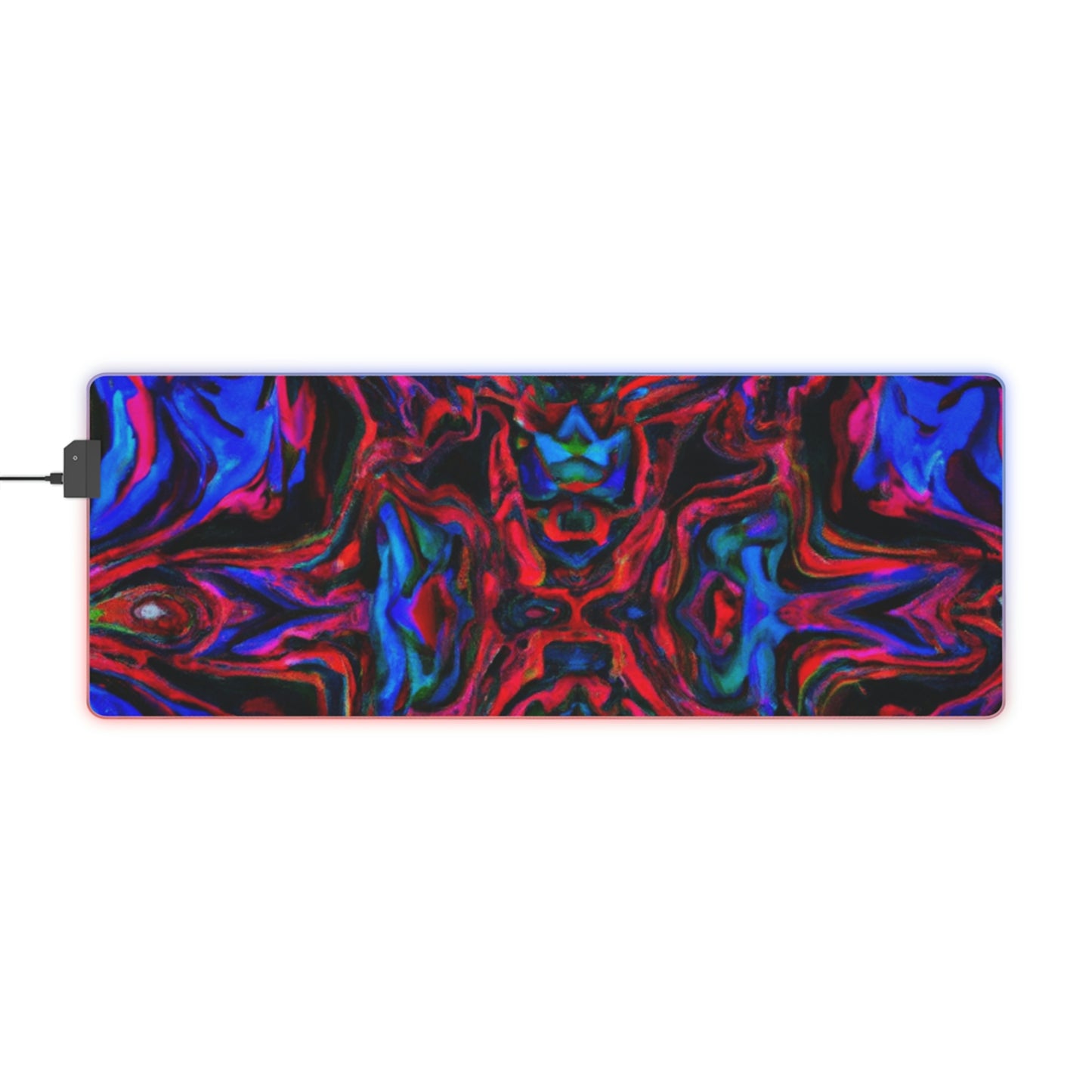 Lucy the Pinball Wizard - Psychedelic Trippy LED Light Up Gaming Mouse Pad