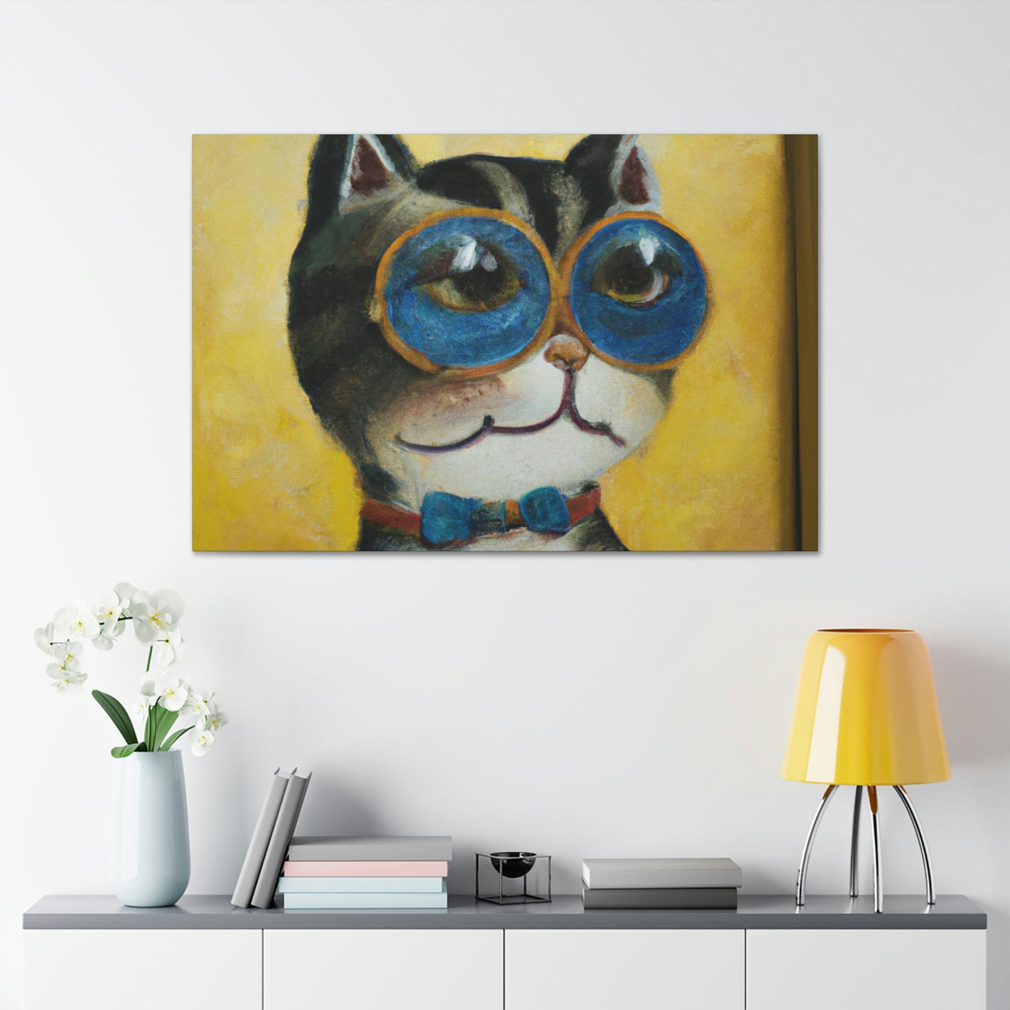 Felix Fifi Fluffles - Cat Lovers Canvas Wall Art