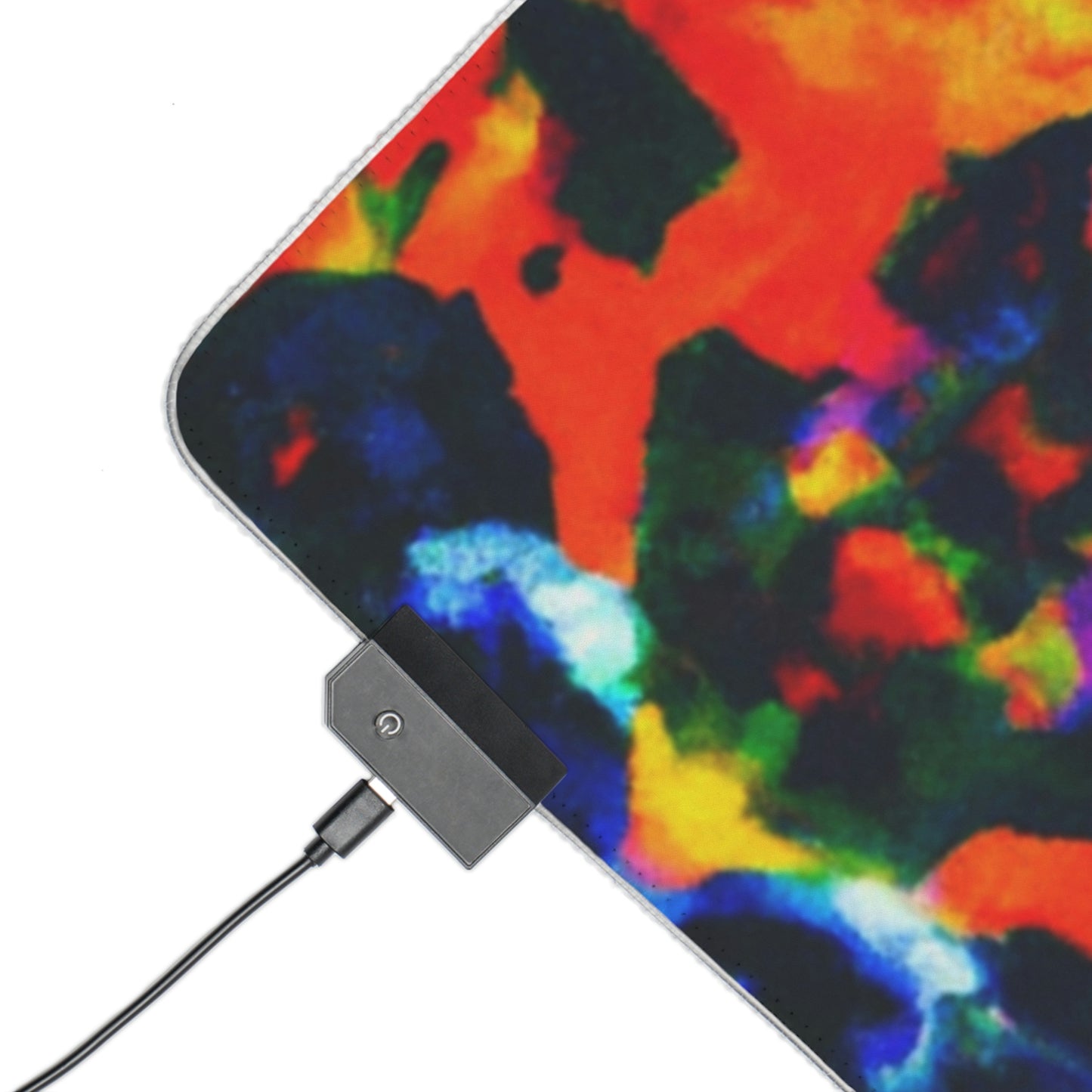Bombardier Buster - Psychedelic Trippy LED Light Up Gaming Mouse Pad