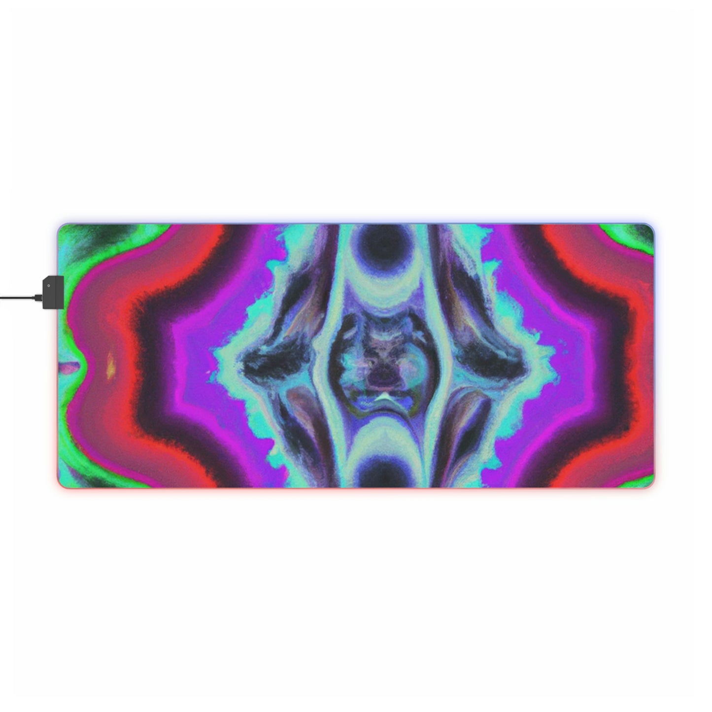 Sparky Saltypants - Psychedelic Trippy LED Light Up Gaming Mouse Pad